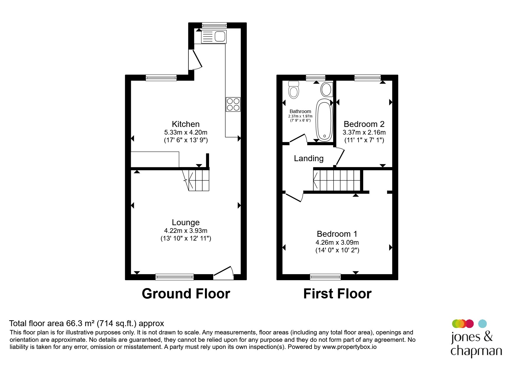 38, Woodfield Road, Ellesmere Port floorplan