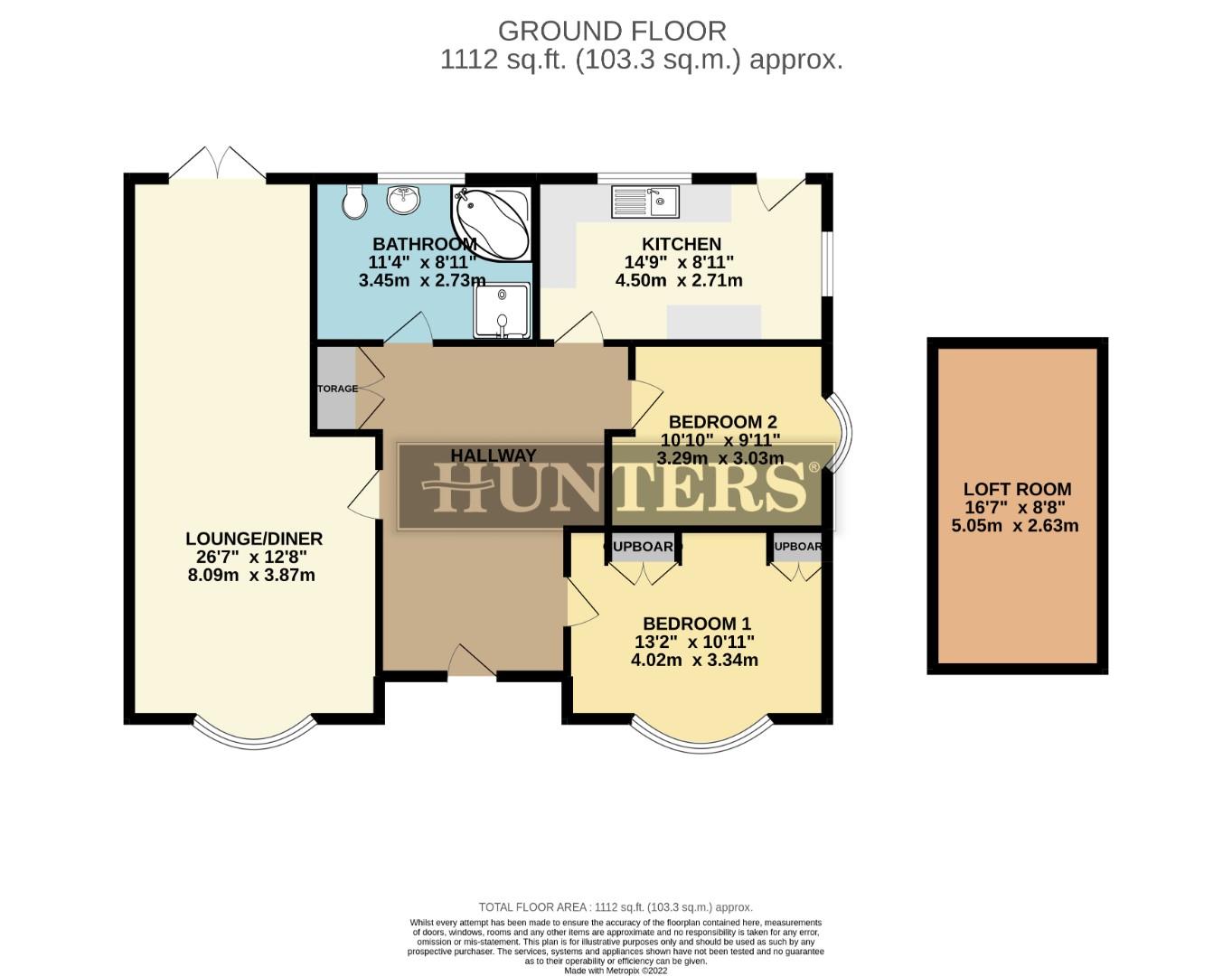 9, Purbeck Road, Scunthorpe floorplan