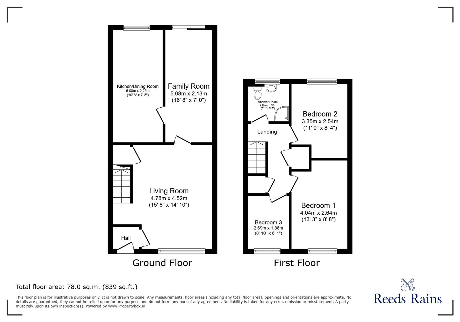59, Walden Close, Chester Le Street floorplan