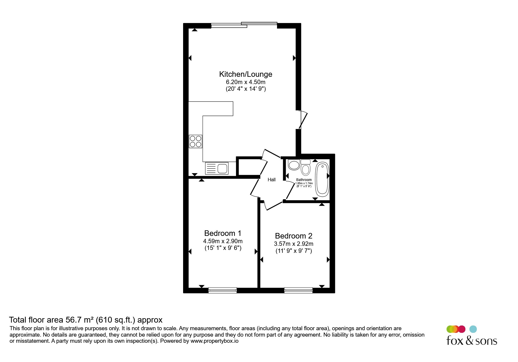Viking Way, Eastbourne floorplan