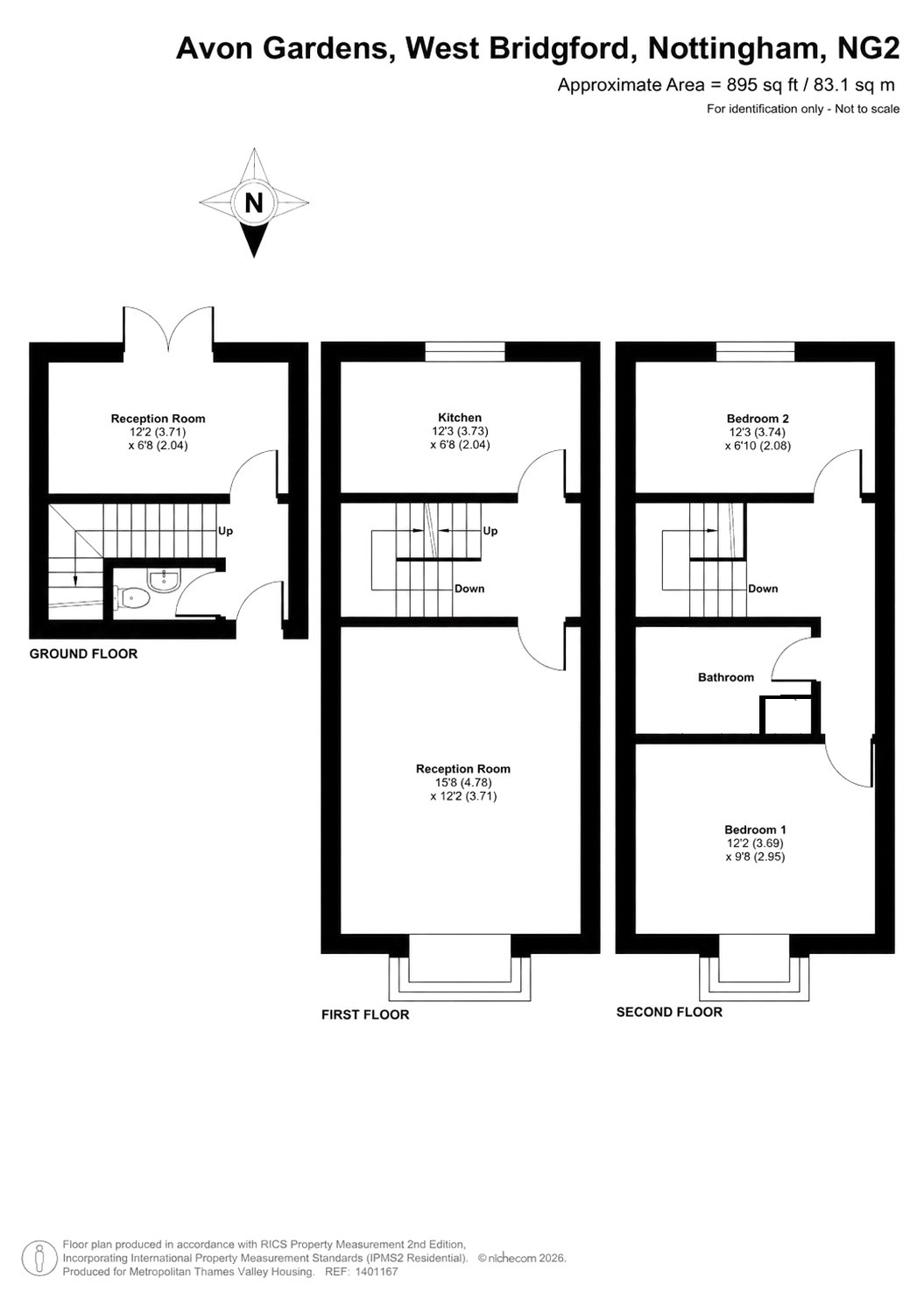 MTVH OR, 3, Avon Gardens, Nottingham floorplan
