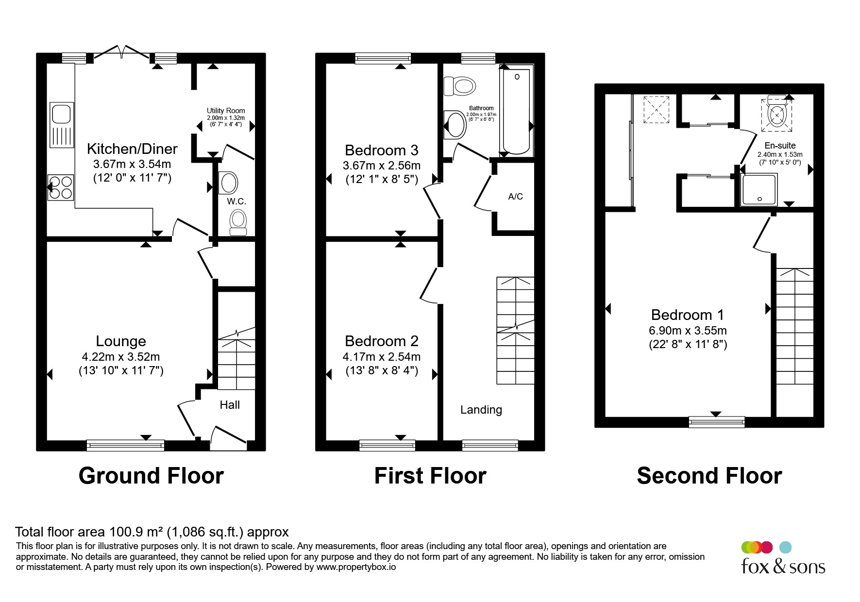 11, Collingwood Road, Yeovil floorplan