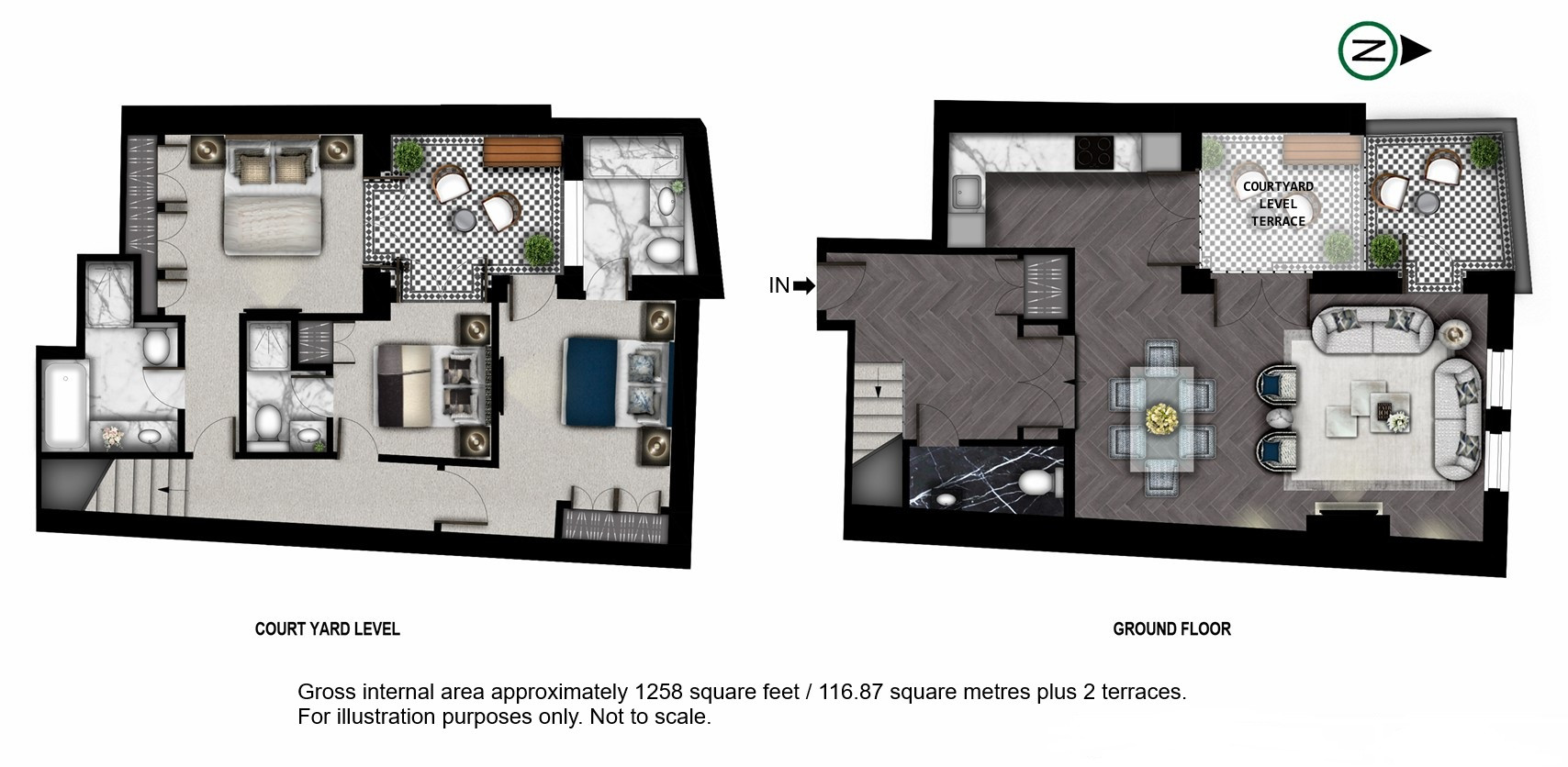 Prince Of Wales Terrace, Kensington floorplan