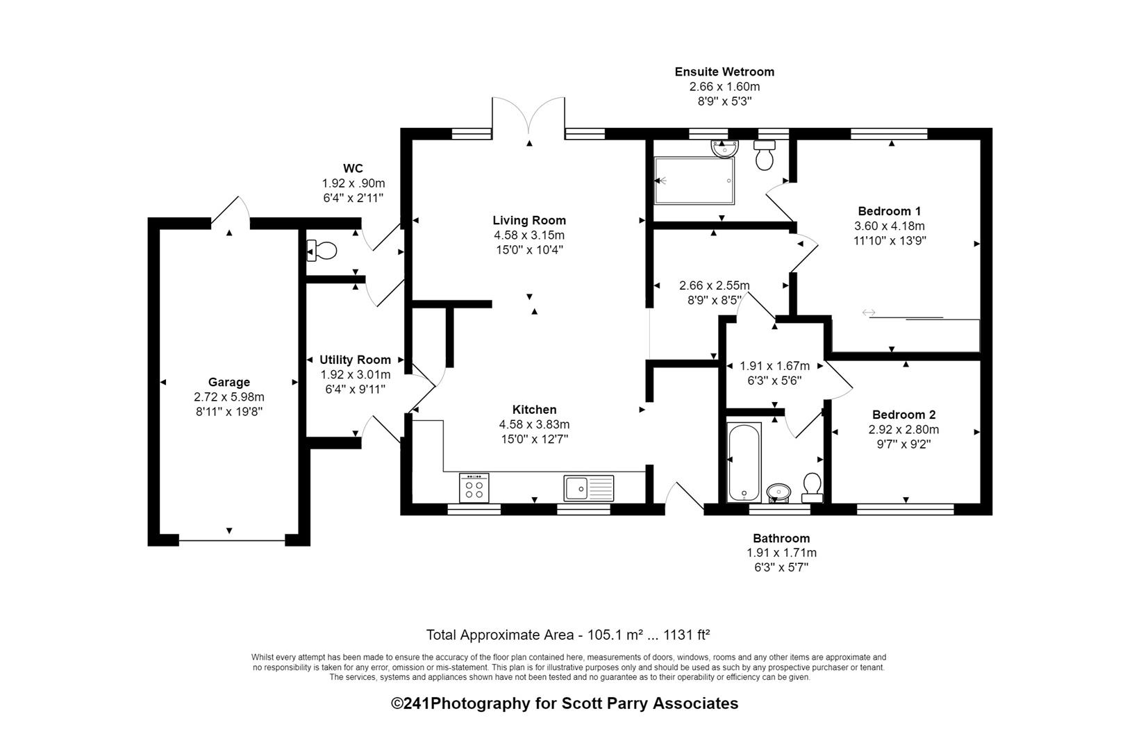74, Lower Fairfield, Saltash floorplan