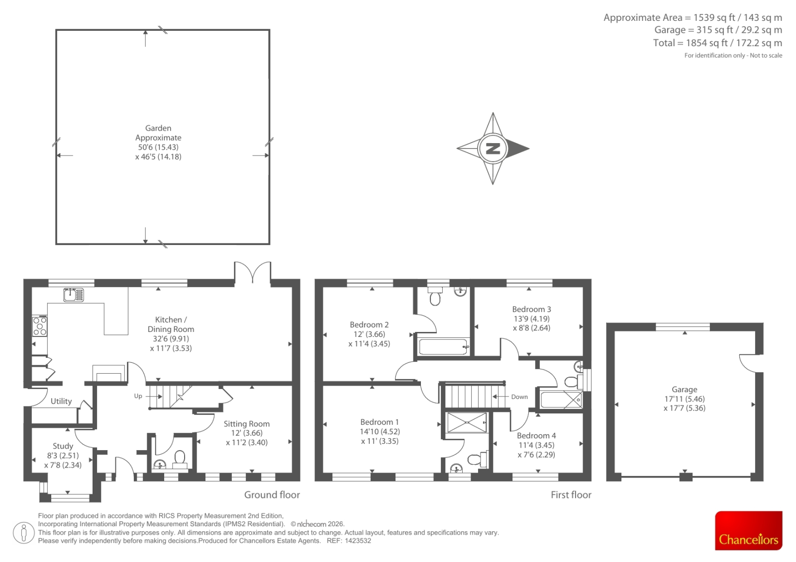 46 BRYONY ROAD, Bryony Road, Bure Park, Bicester floorplan