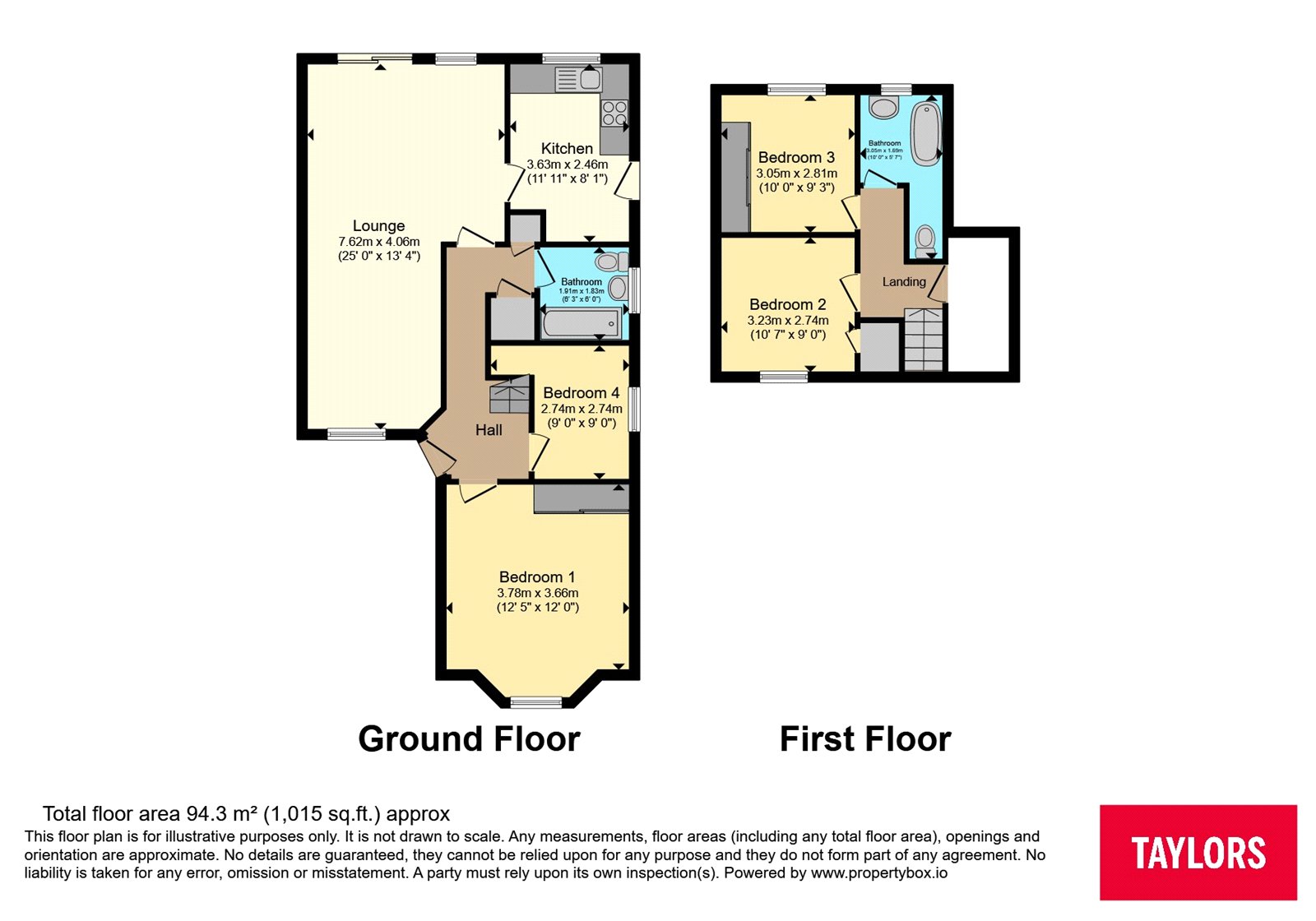 55, Ridgeway Avenue, Bedfordshire floorplan