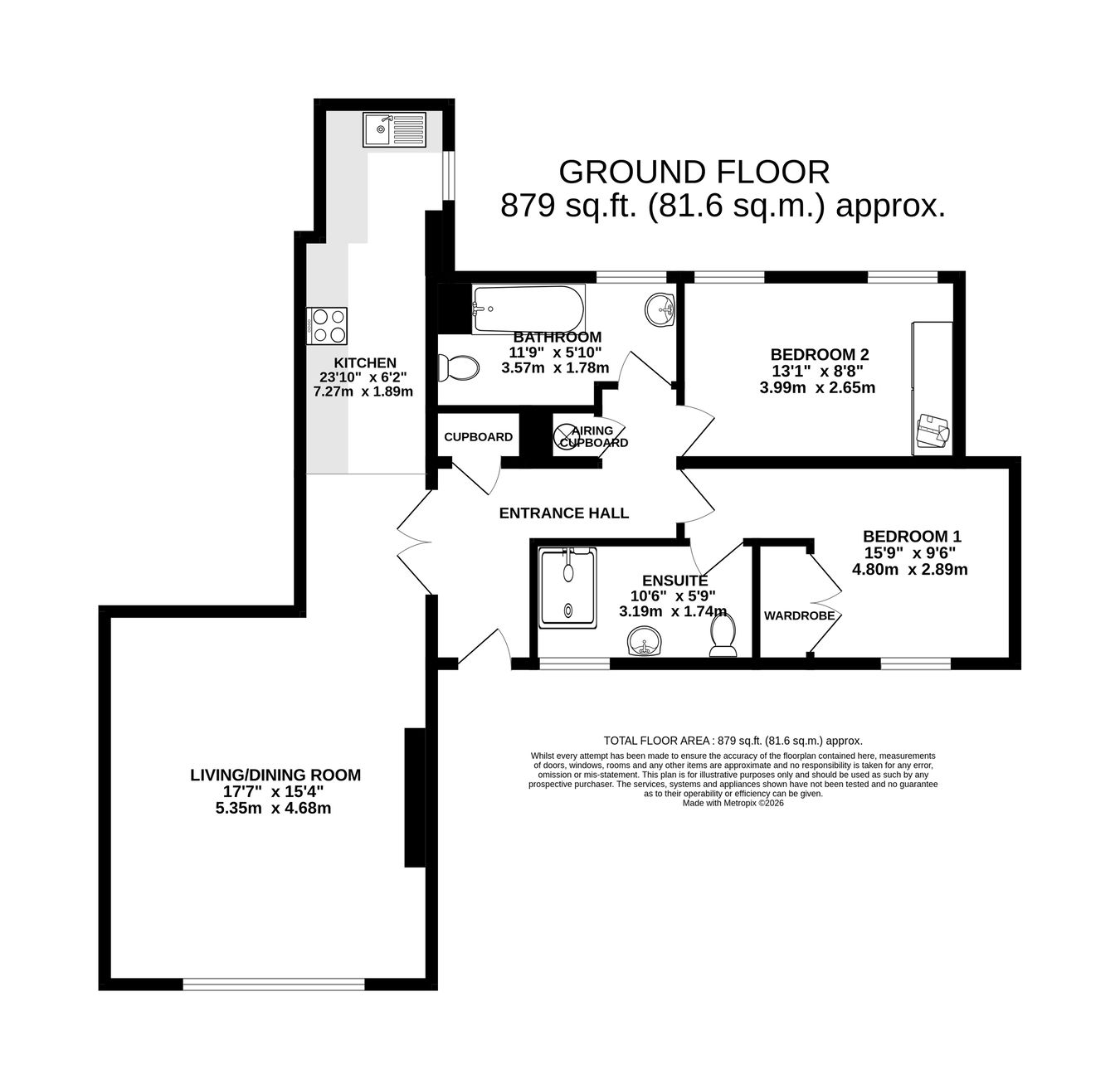 16, Sarno Square, Abergavenny floorplan
