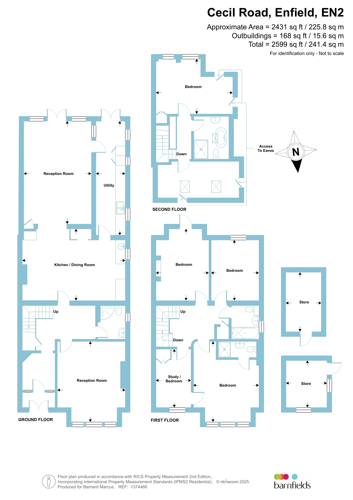 39, Cecil Road, Enfield floorplan