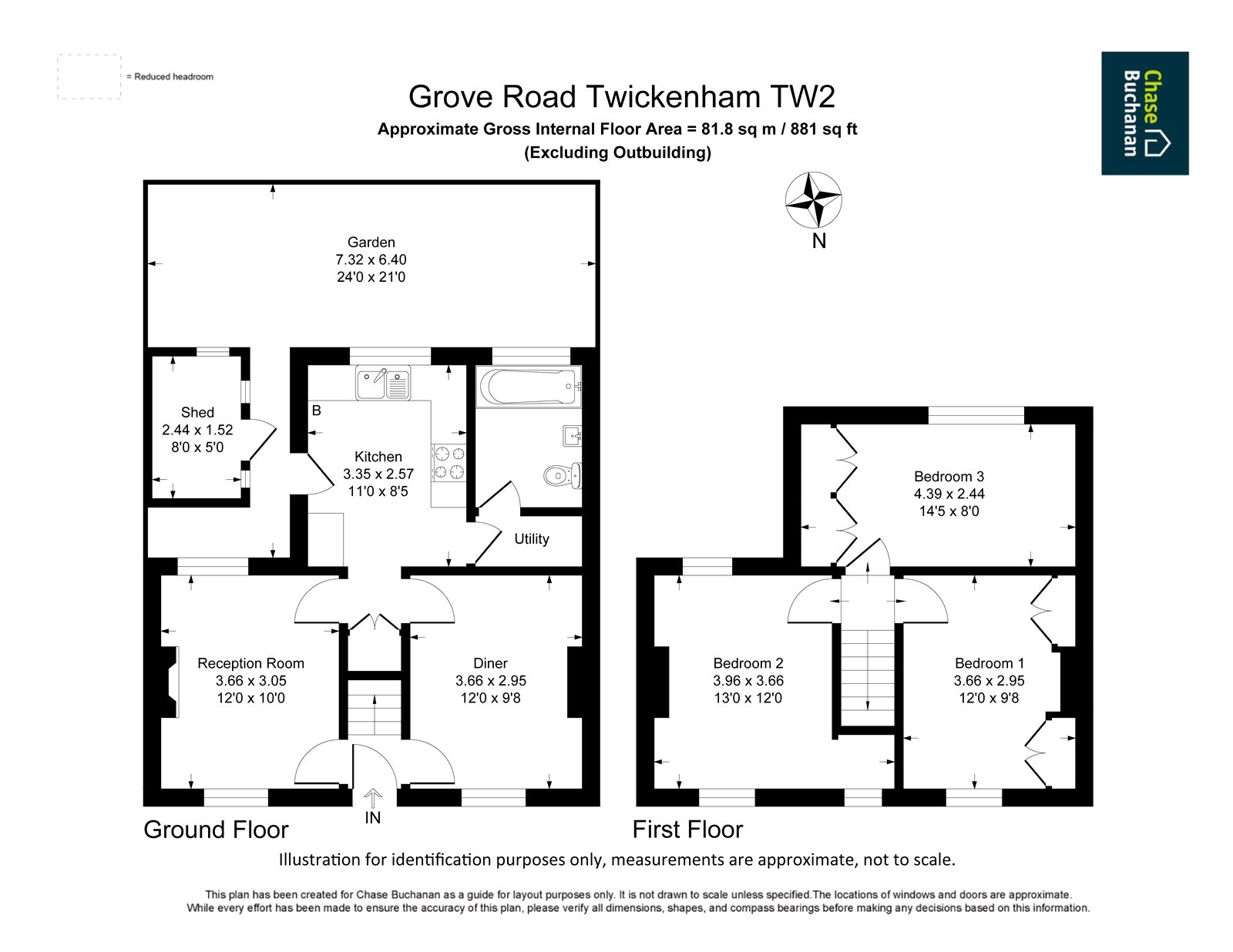 4, Grove Road, Twickenham floorplan