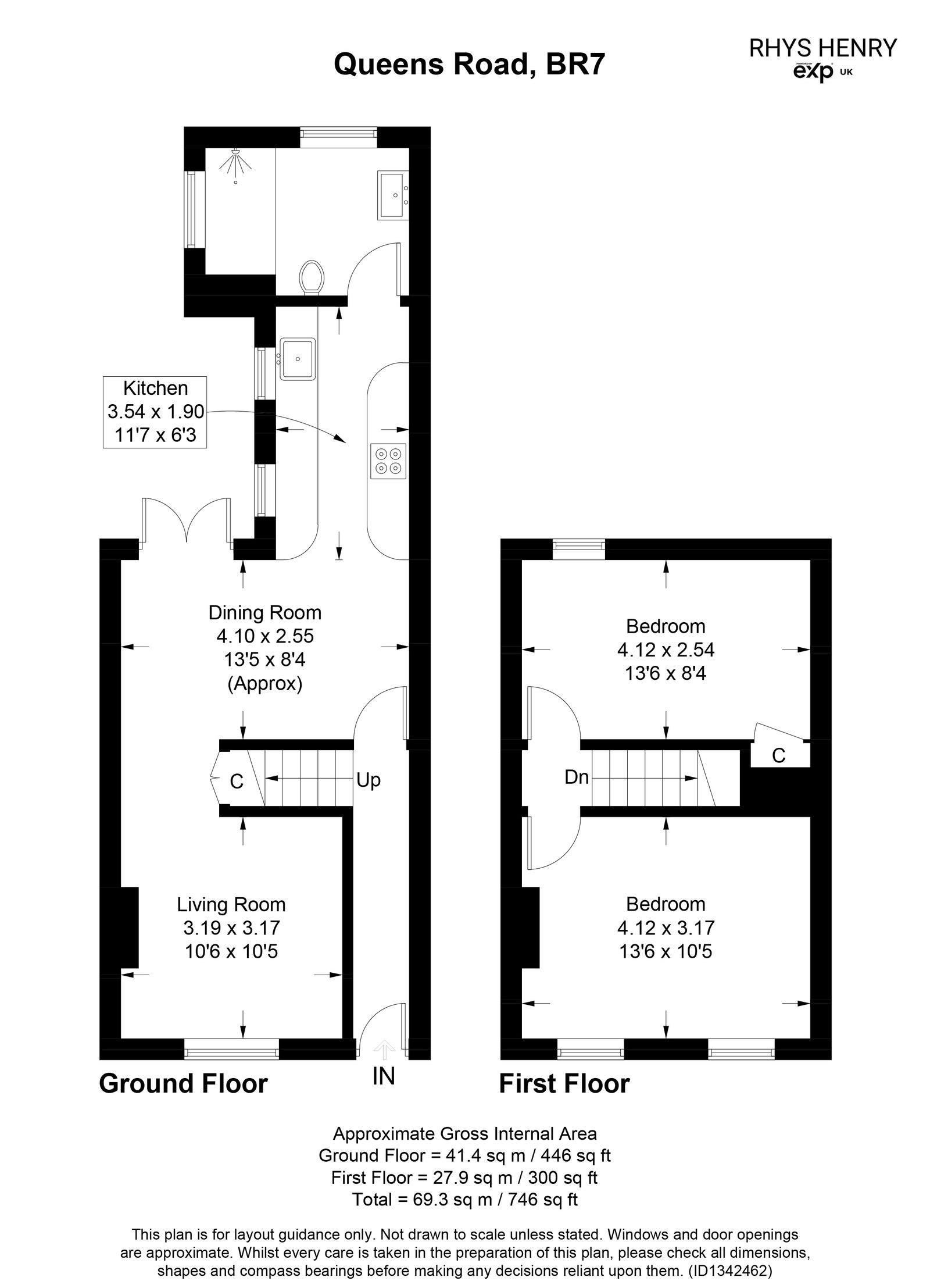 Queens Road, Chislehurst floorplan
