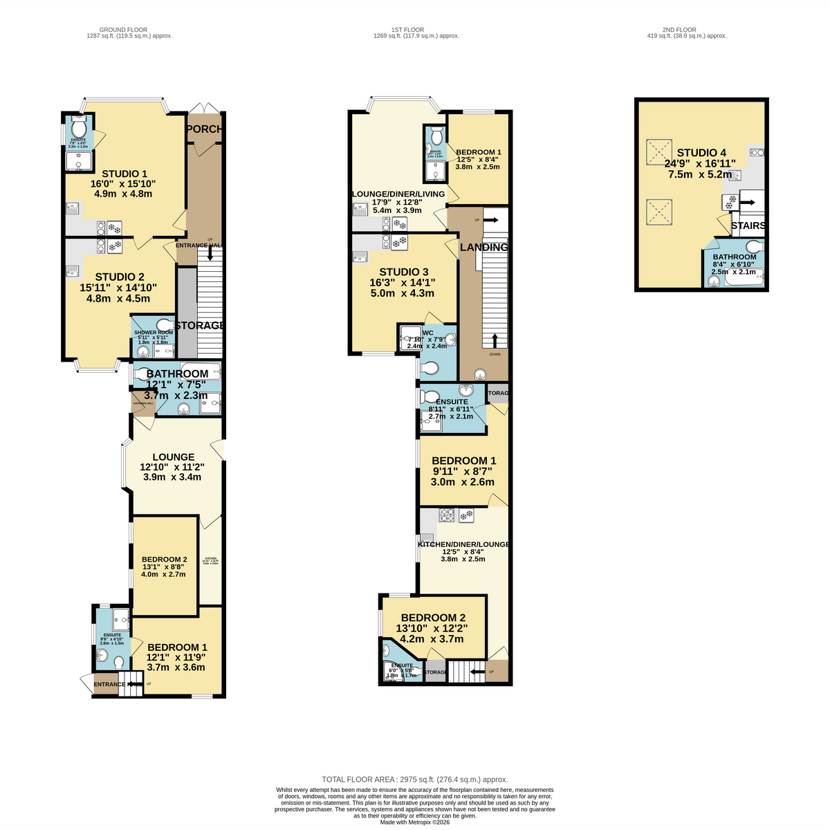 61, St Catherines, Lincoln floorplan