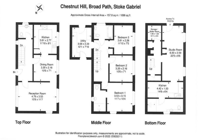 Chestnut Hill, Broad Path, Totnes floorplan