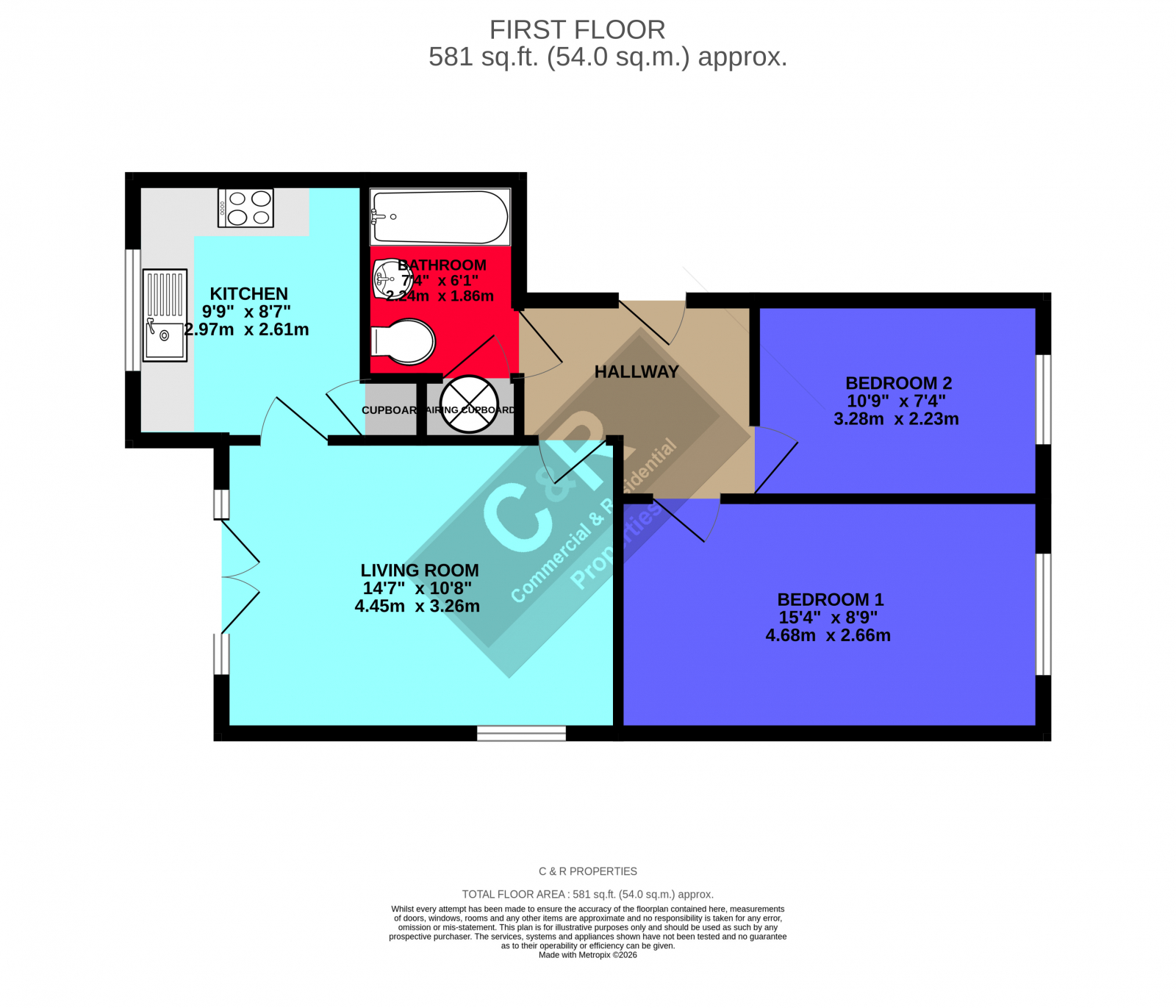 14 Woodgate Road, Manchester floorplan