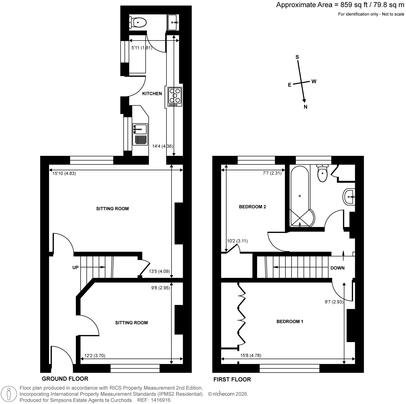 8, Douglas Road, Esher floorplan