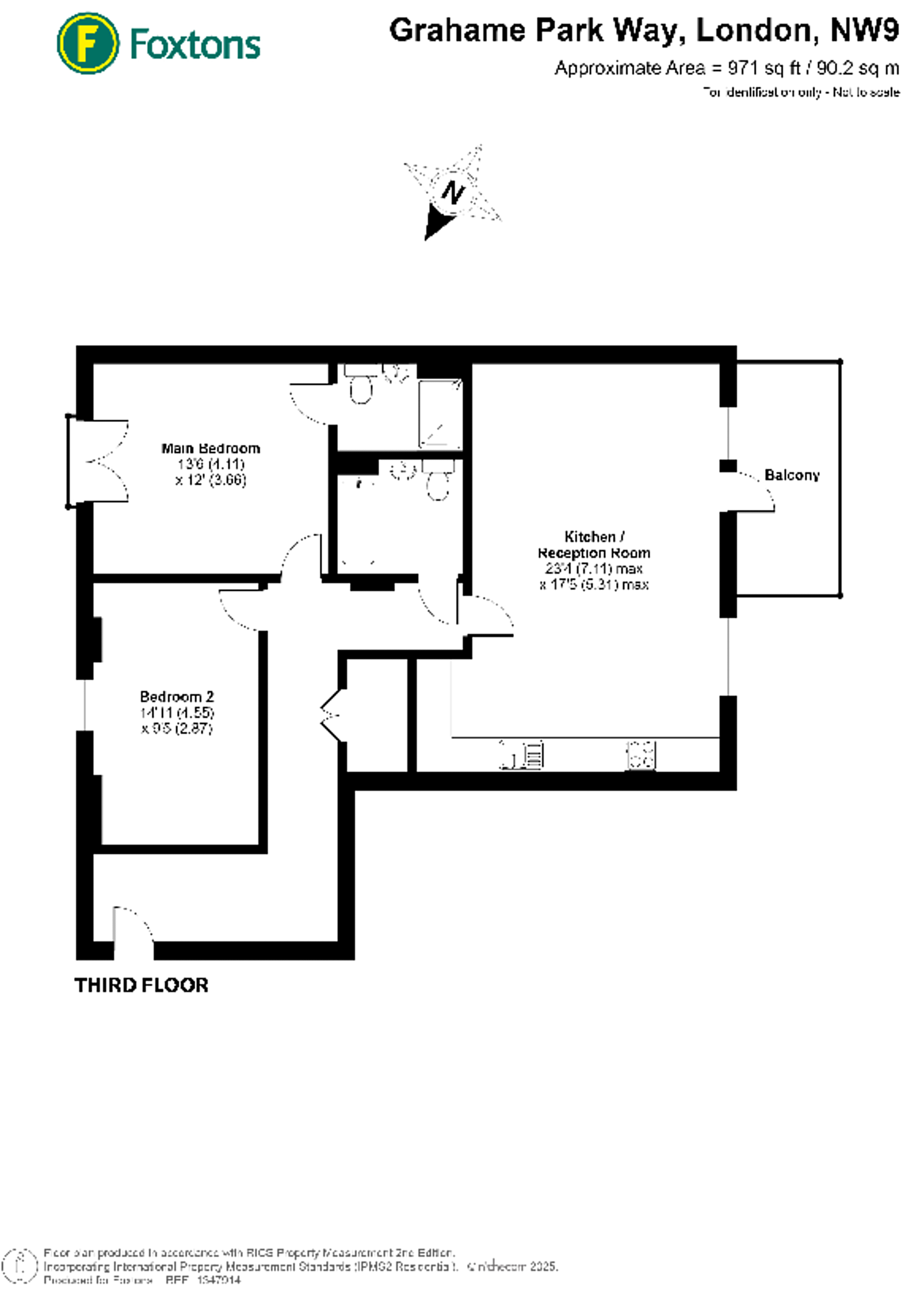 Grahame Park Way, Colindale floorplan