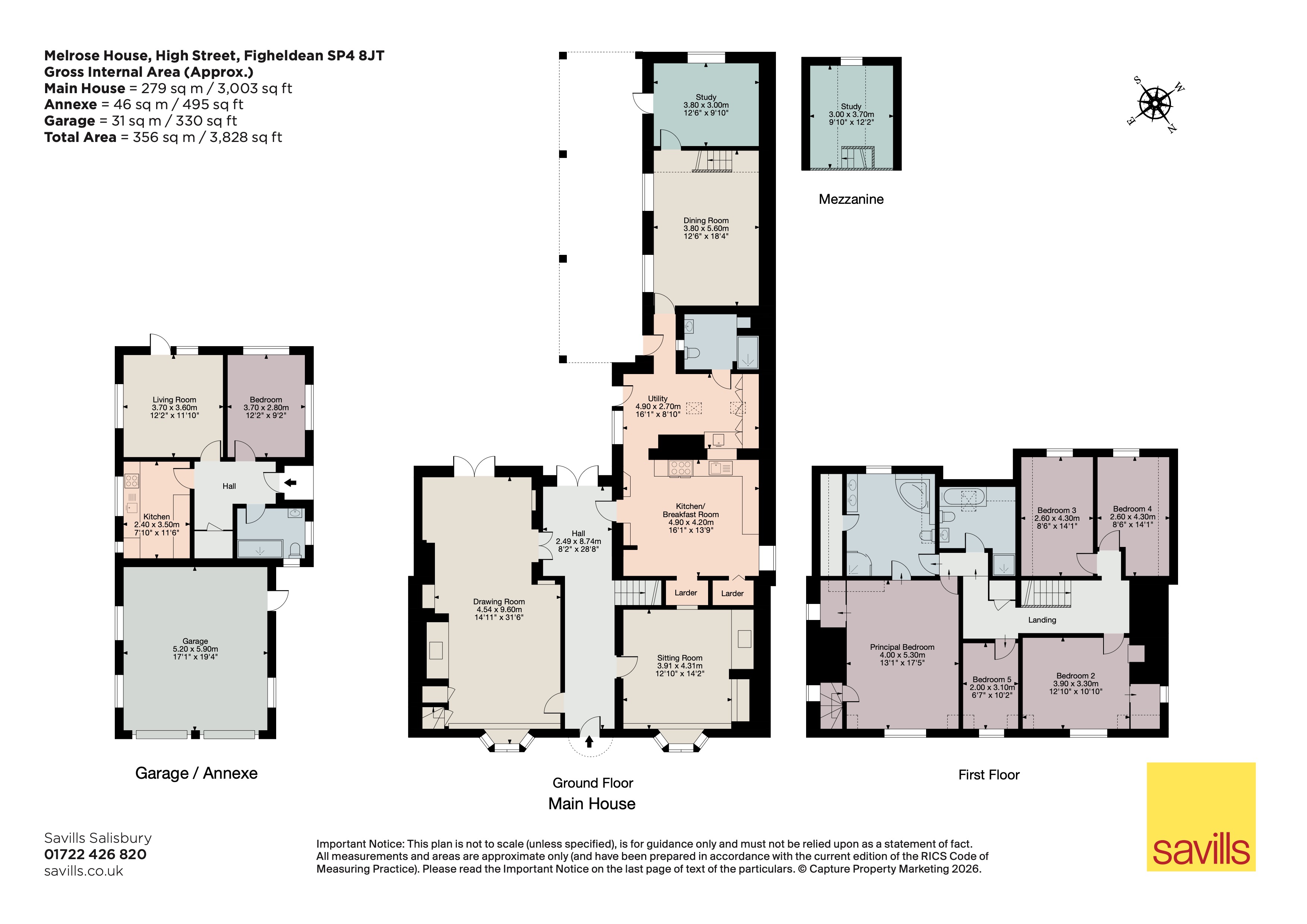 Melrose House,, High Street, Salisbury floorplan