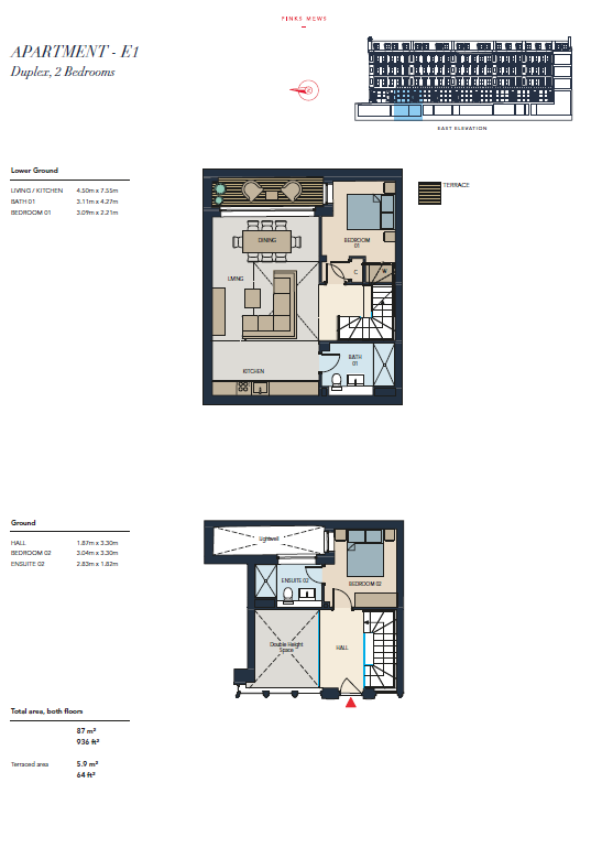2 Bedrooms Flat for sale in Pinks Mews, Holborn EC1N