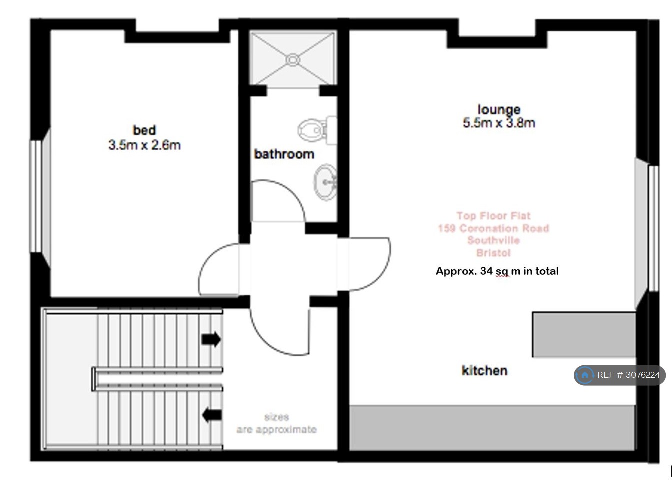 Coronation Road Southville, Bristol floorplan