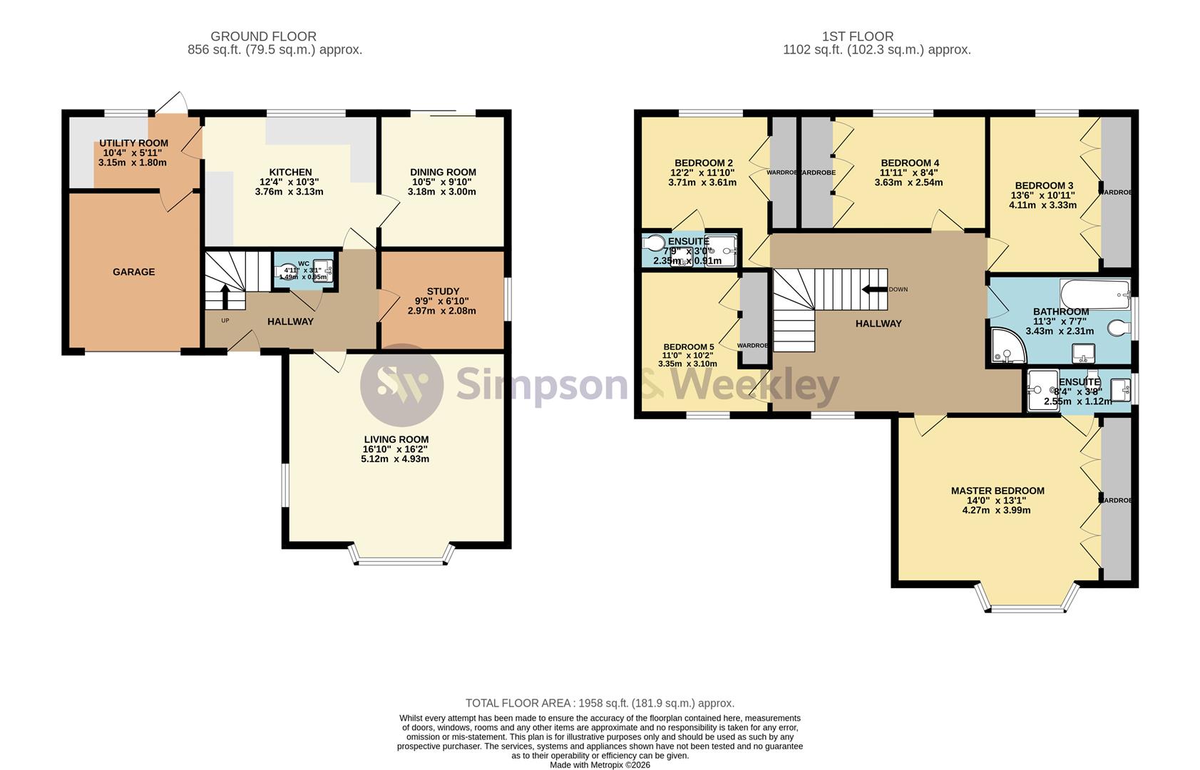 2, Croyland Road, Wellingborough floorplan