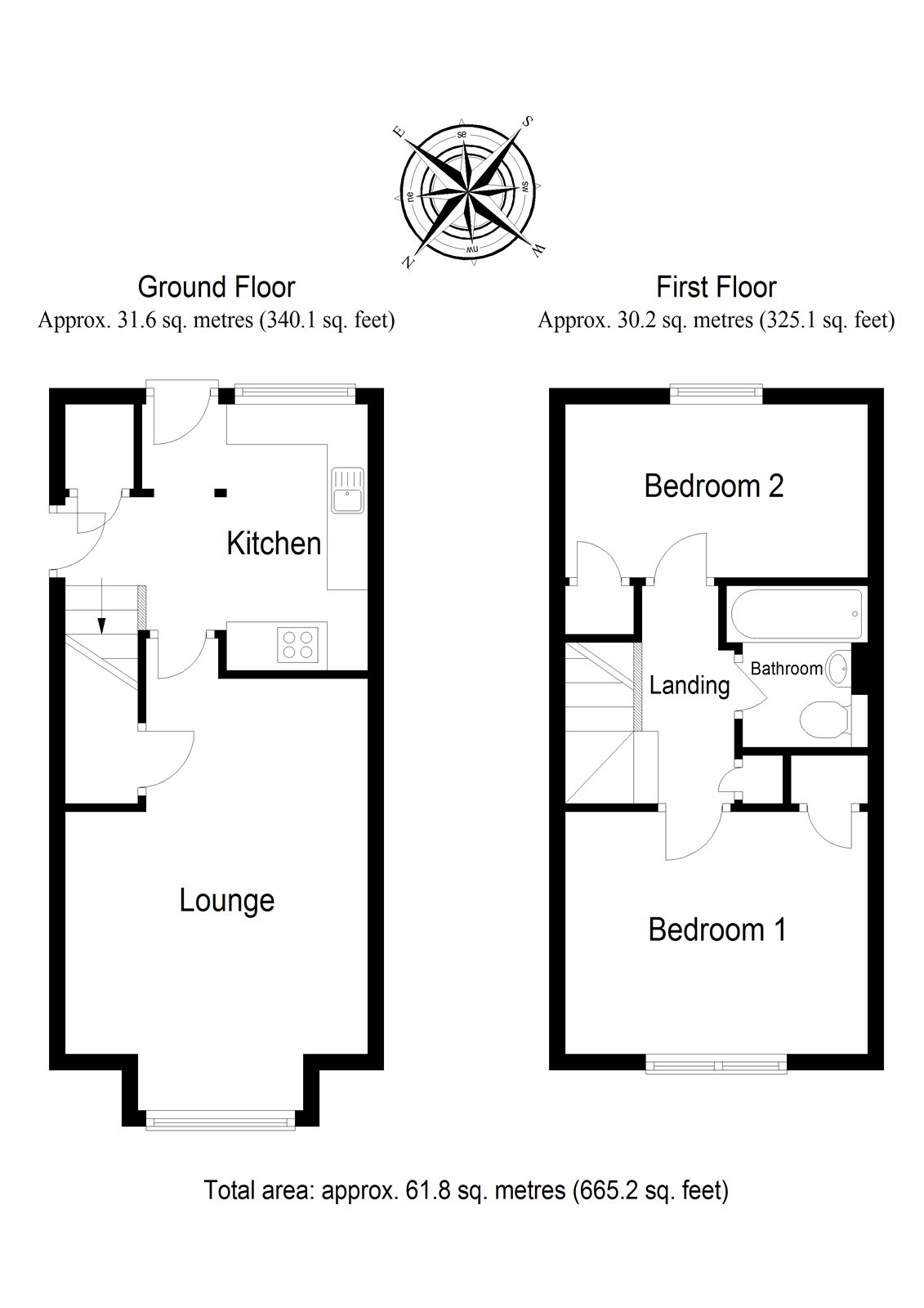 2 Bedrooms End terrace house for sale in Rowan Court, Bannockburn FK7