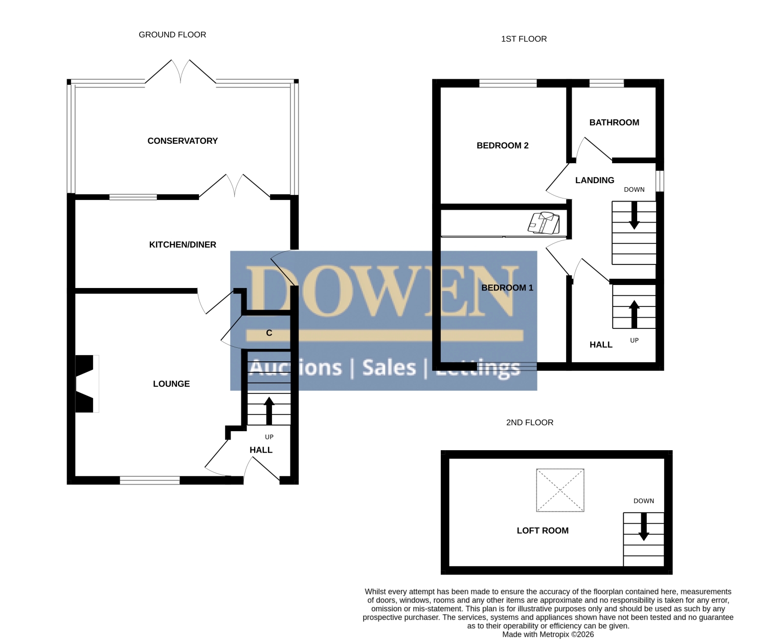 7, Chestnut Avenue, Spennymoor floorplan