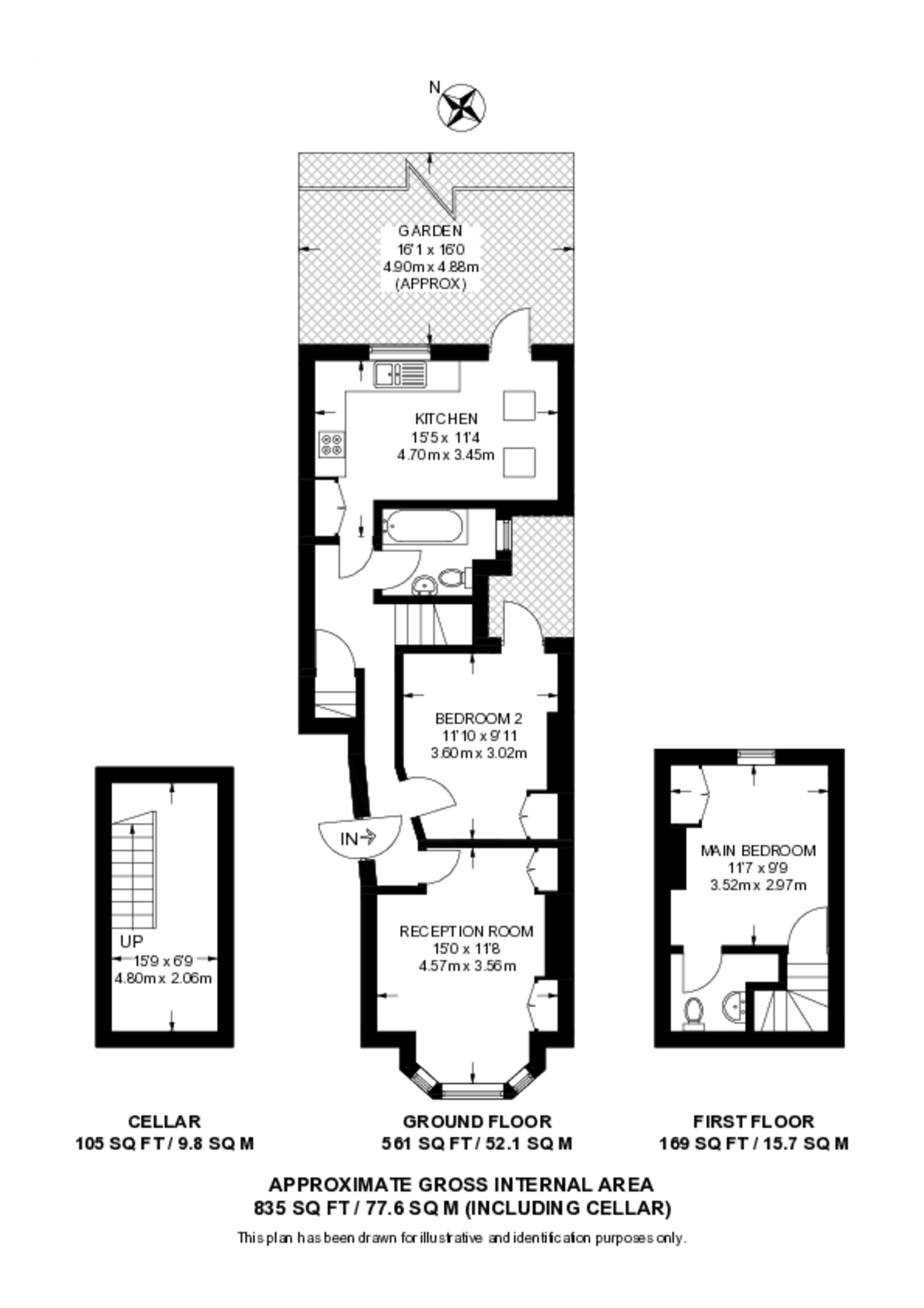 Glycena Road, Battersea floorplan