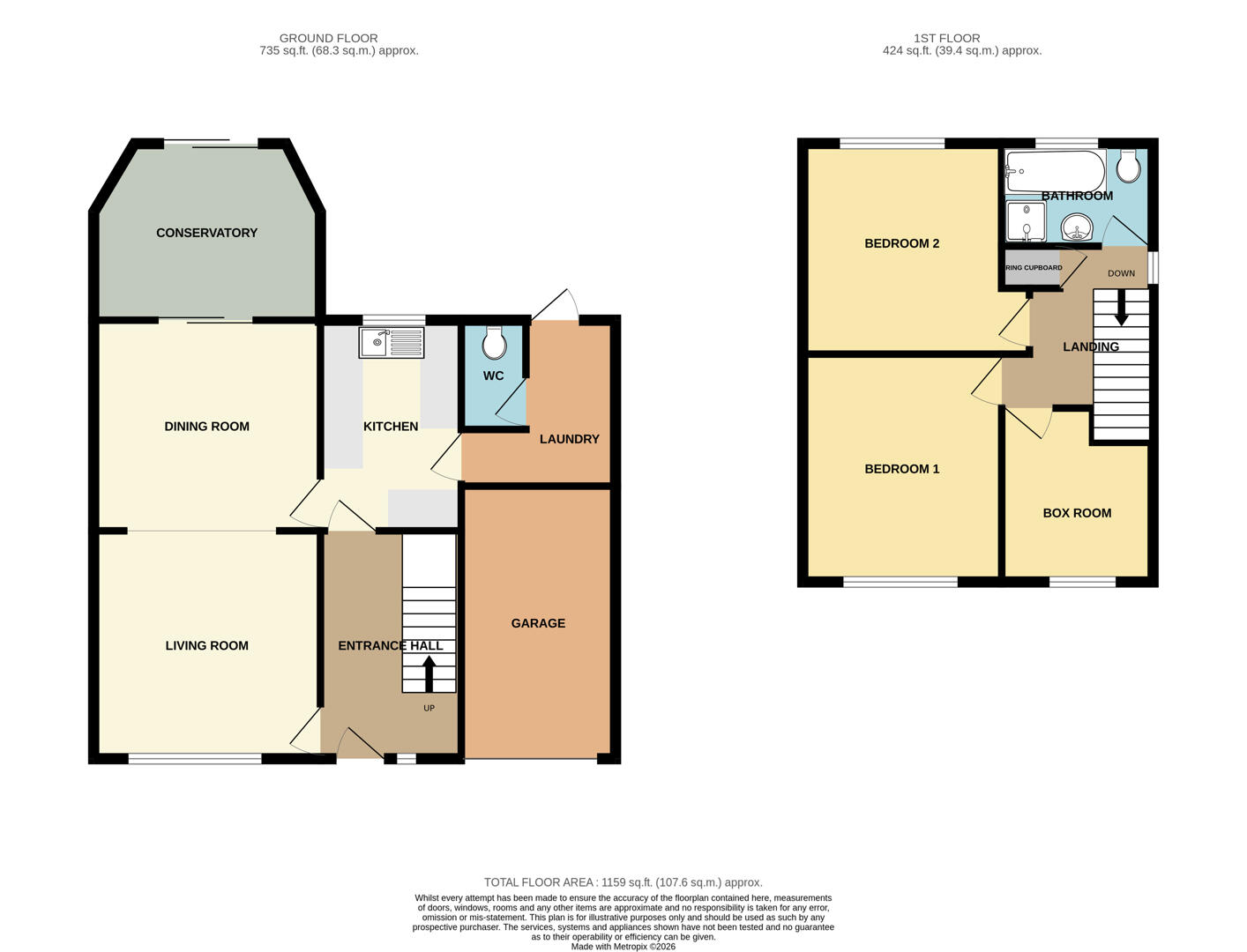 20, Ivybridge Road, Coventry floorplan