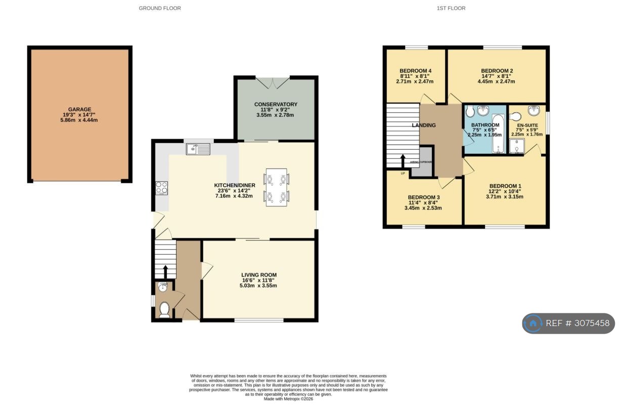 Clowbridge Drive, Loughborough floorplan