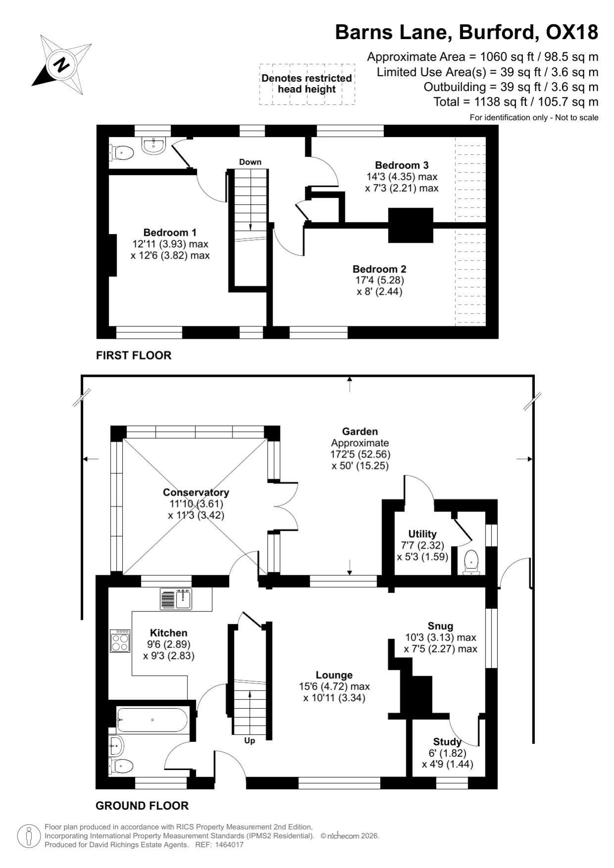 6, The Leaze Barns Lane, Burford floorplan