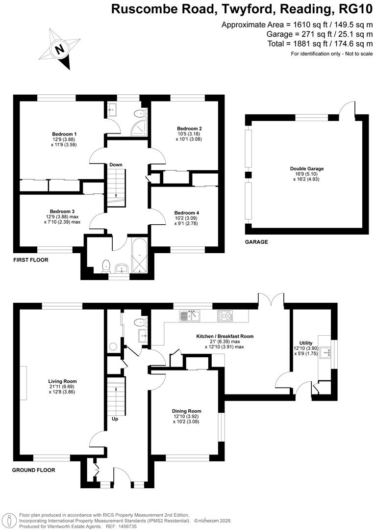 Silverglade, Ruscombe Road, Reading floorplan