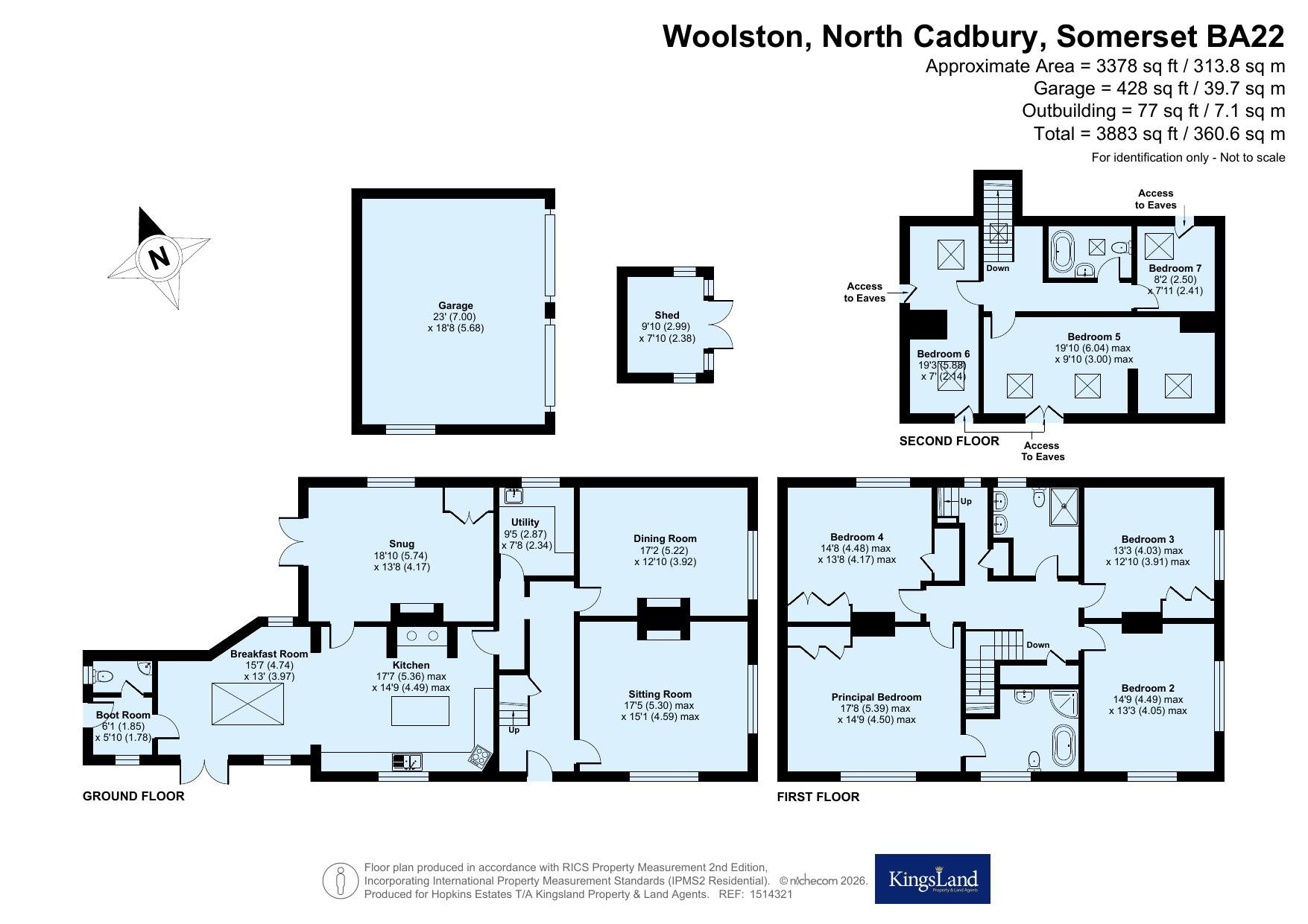 Ferngrove Farm,, Woolston, North Cadbury floorplan