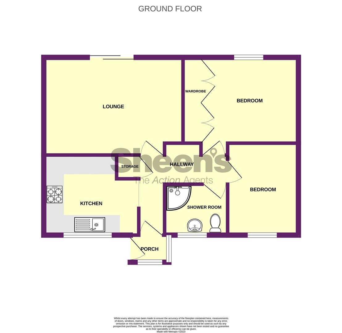 Woodbridge Grove, ClactonOnSea CO16, 2 bedroom semidetached bungalow