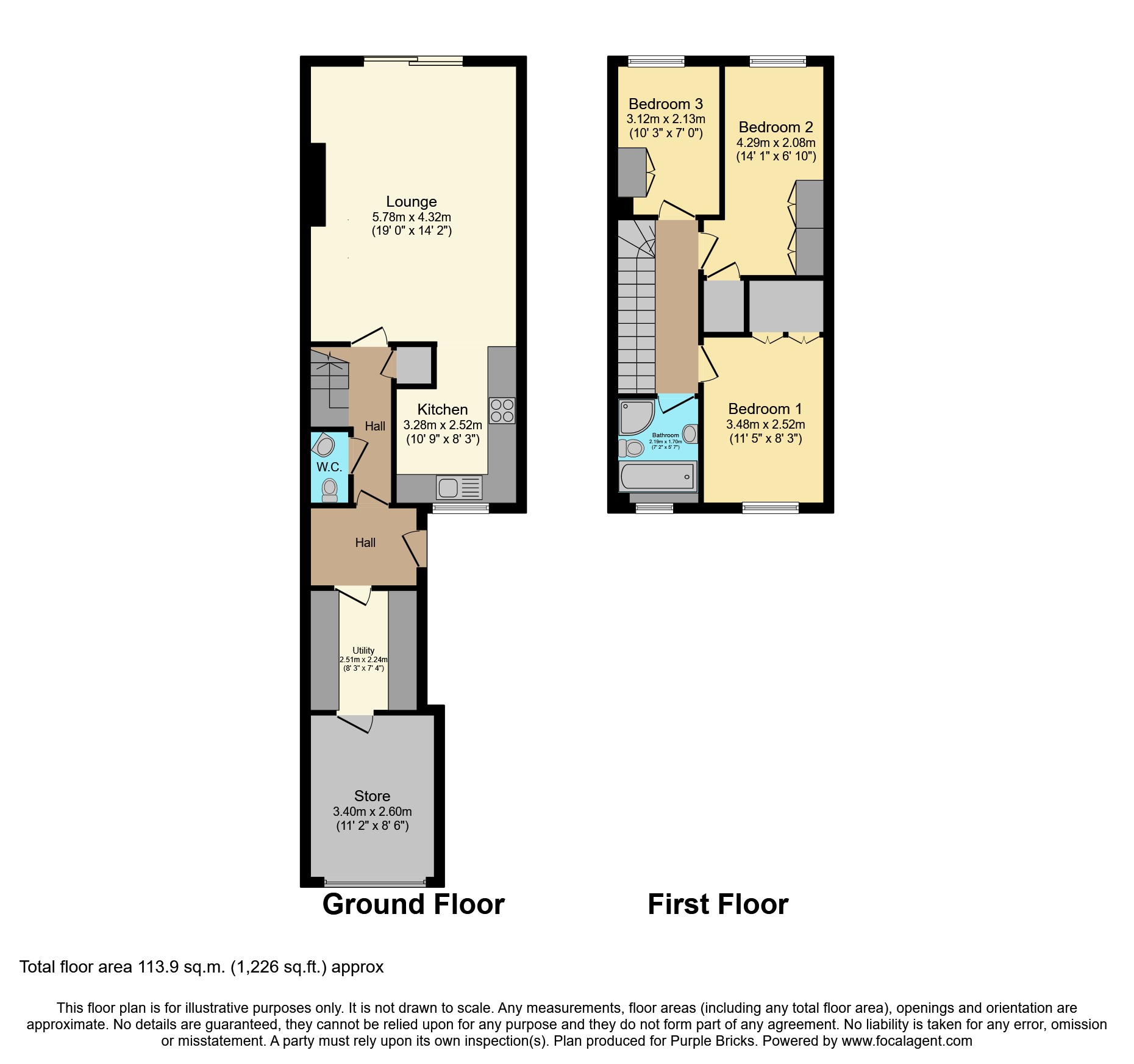 Cumberland Crescent, Angmering BN16, 3 bedroom terraced house for sale