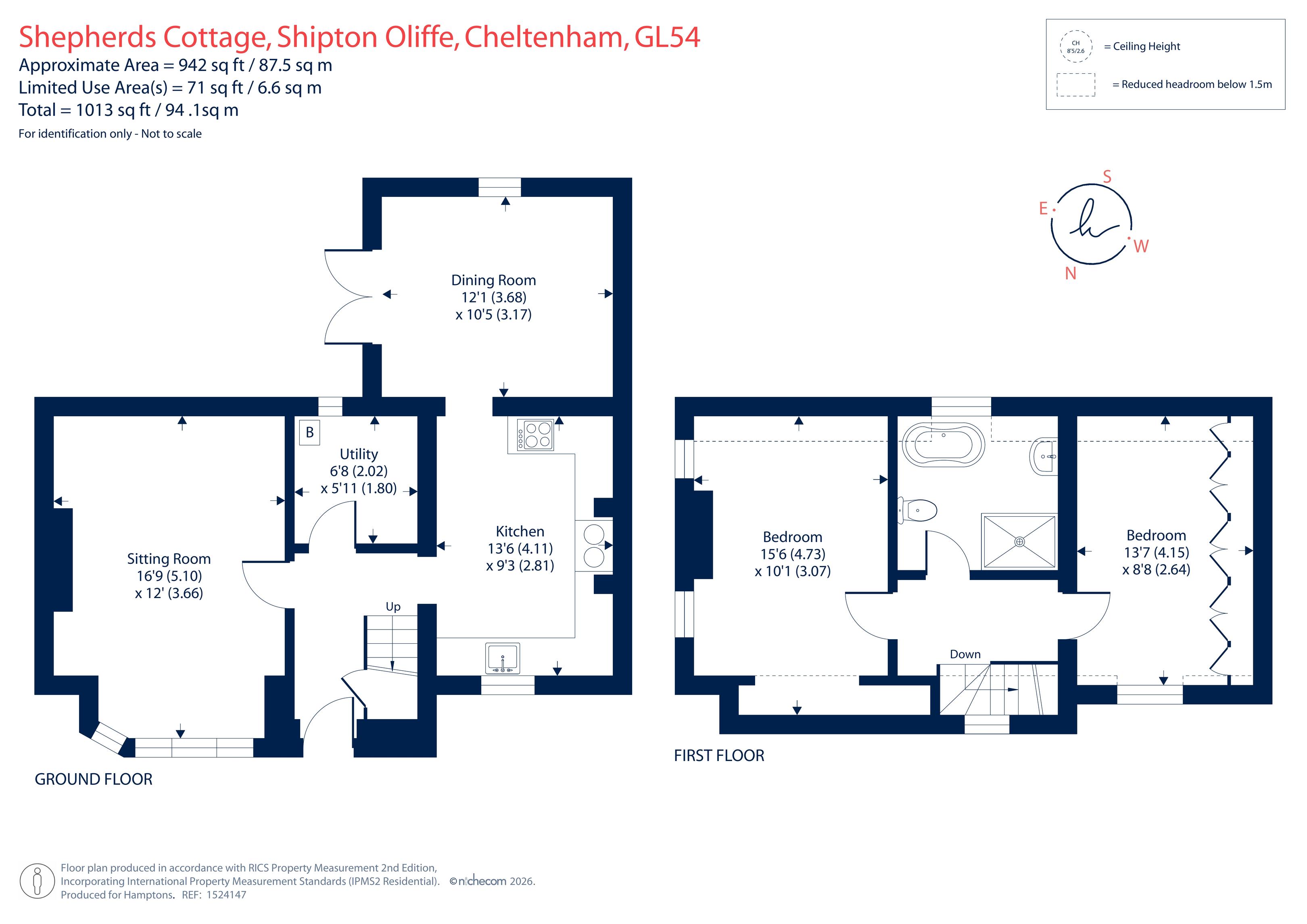 Shepherds Cottage, Shipton Oliffe, Cheltenham floorplan