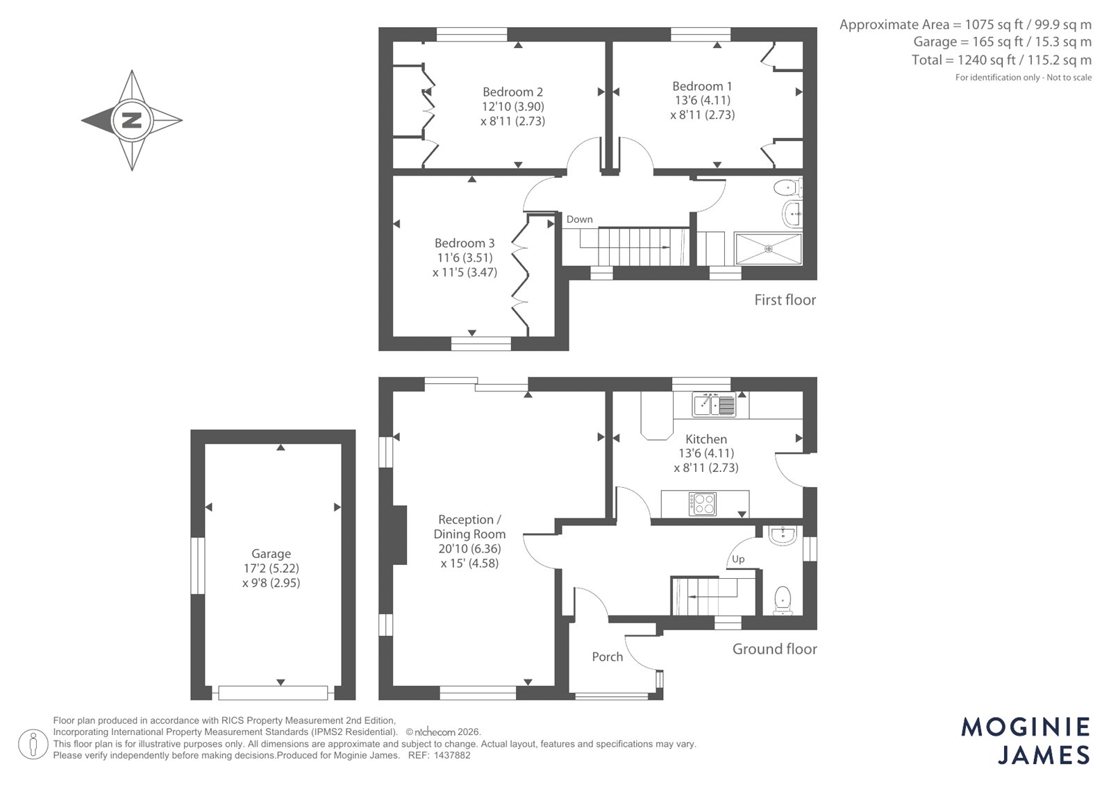 93, Lakeside Drive, Cardiff floorplan