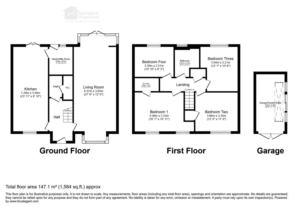 1, Kenyon Close, Colchester floorplan