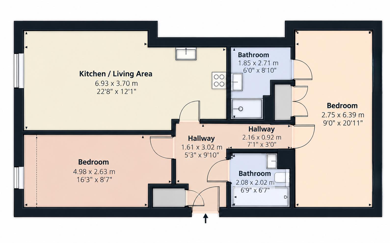 66, Ushers Court, Trowbridge floorplan
