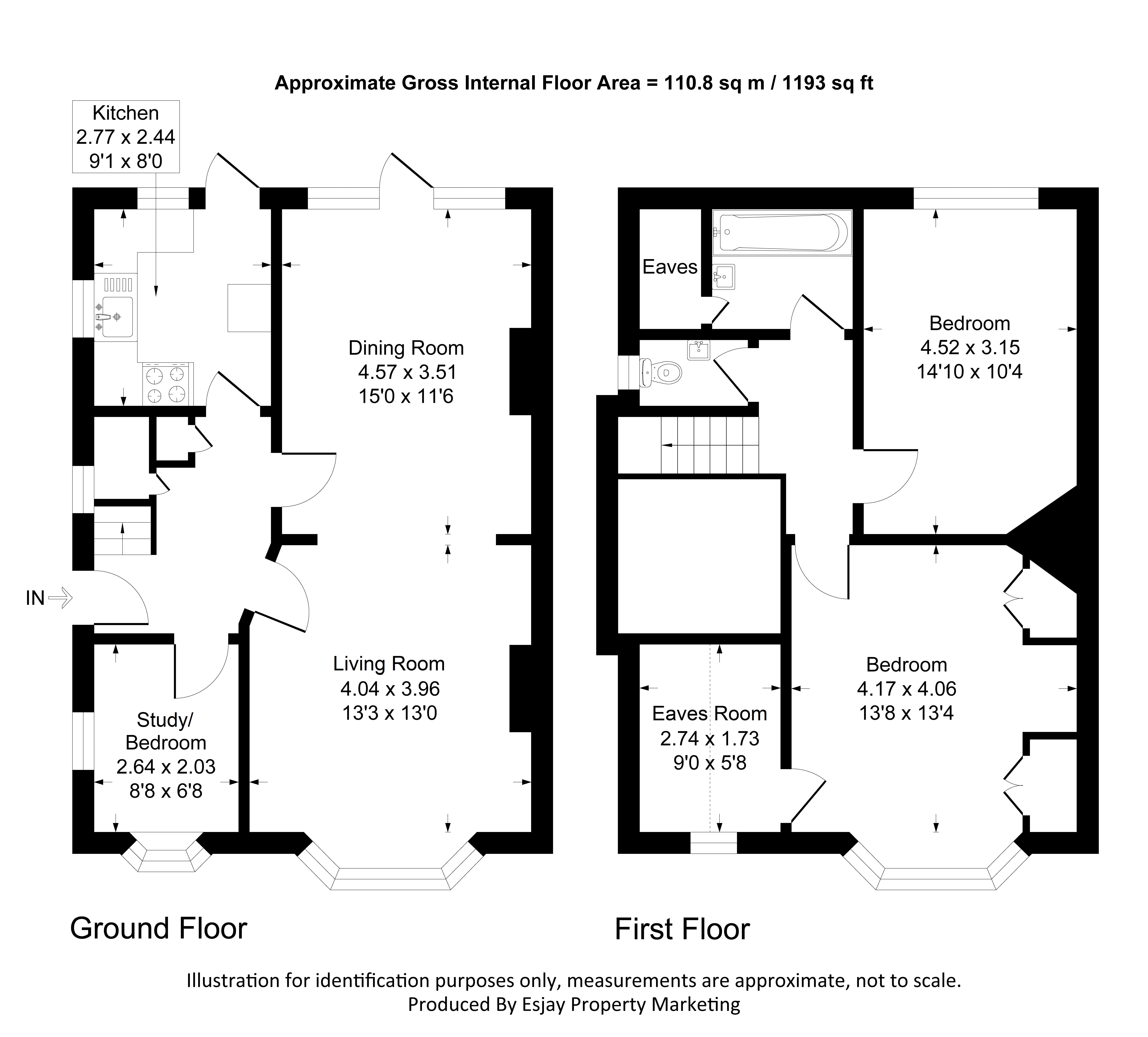 23, Lawrence Avenue, New Malden floorplan