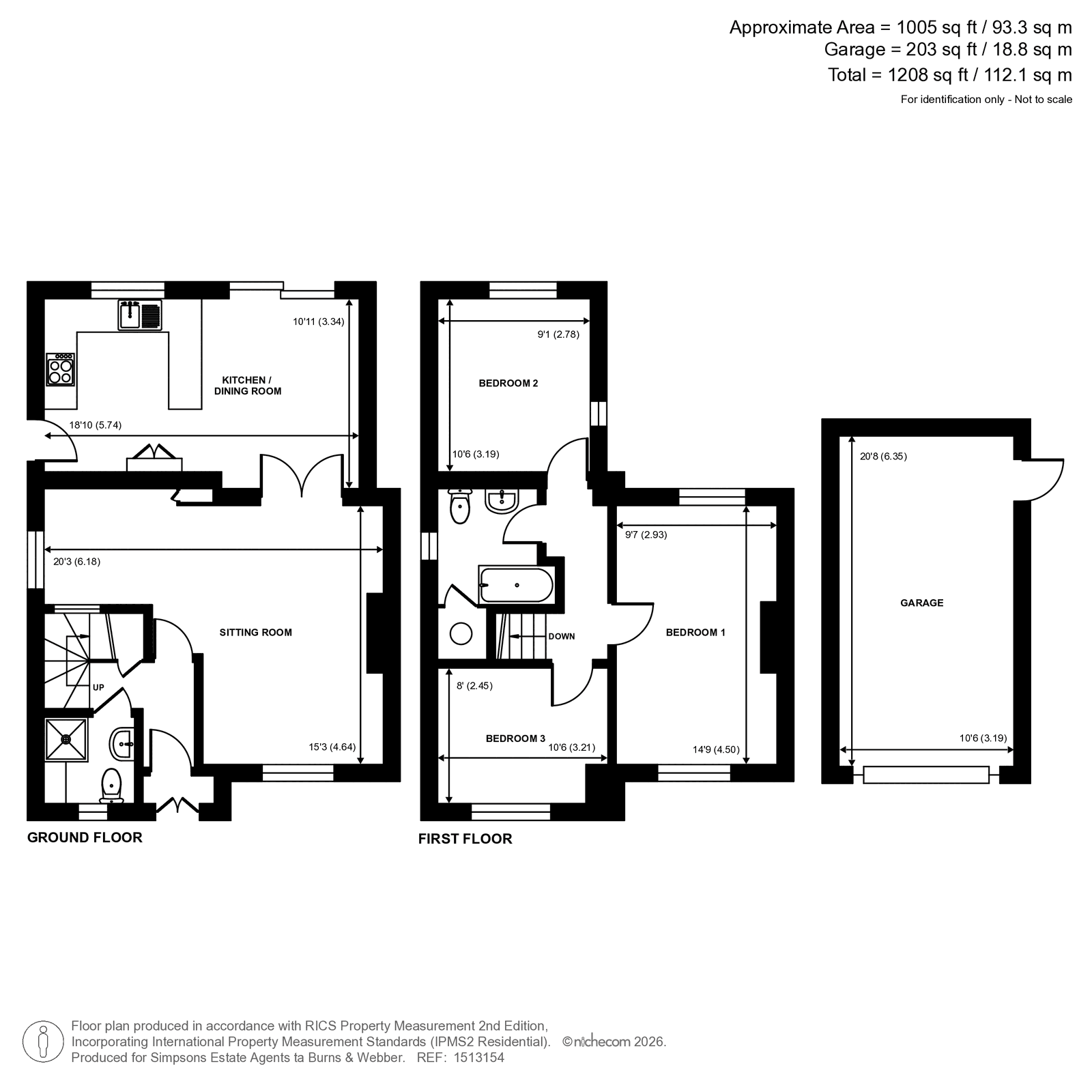 4 Bedlow Cottages,, Ewhurst Road, Cranleigh floorplan