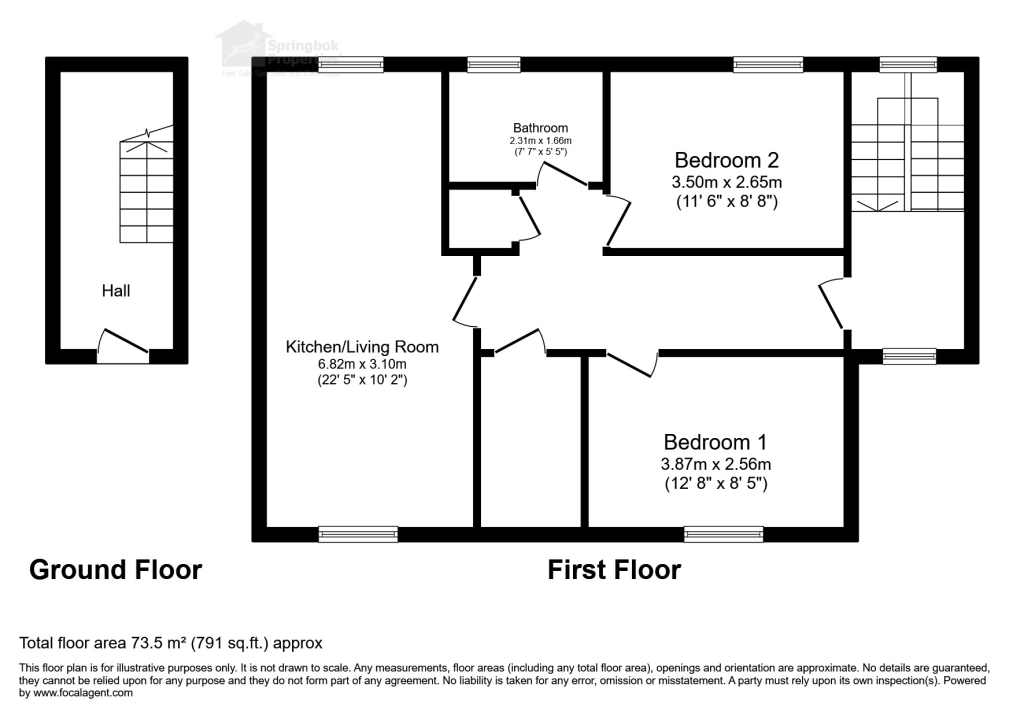 57, Treleven Road, Bude floorplan