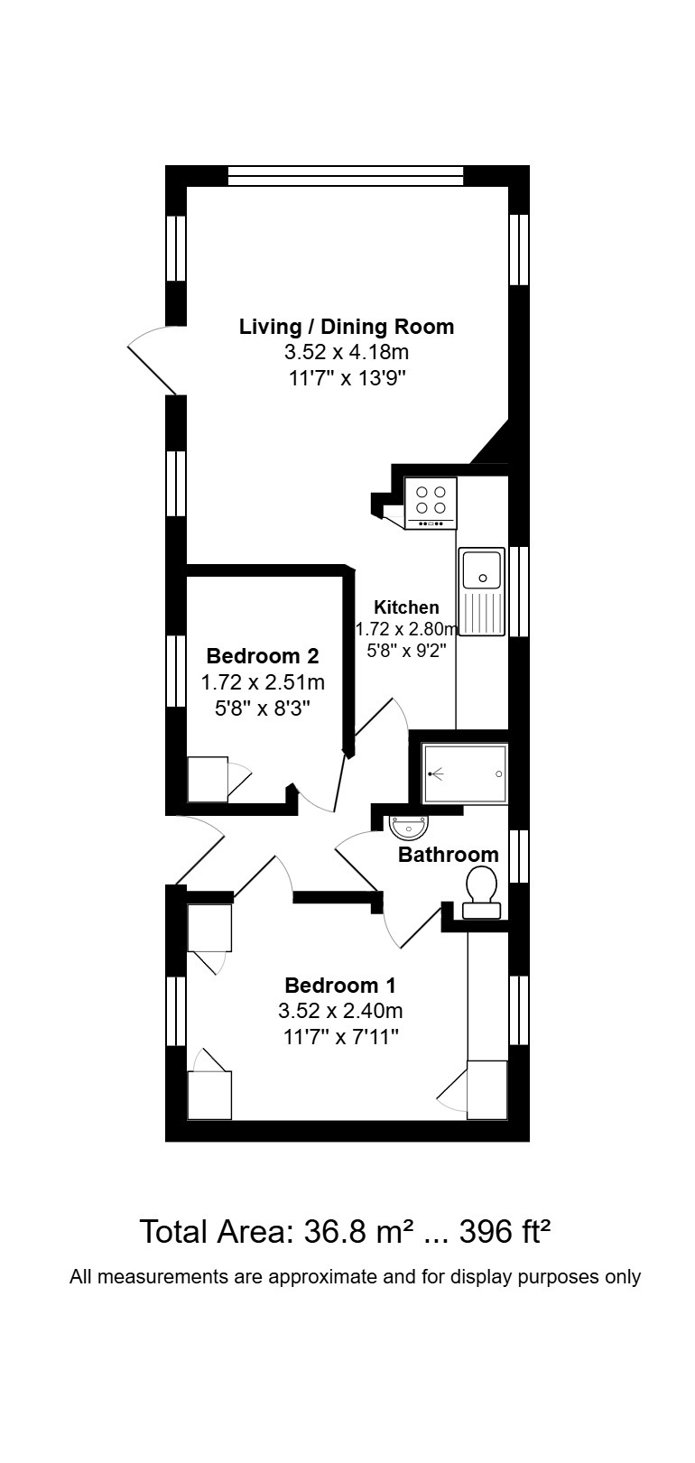 1d South Beach, Heacham, Norfolk floorplan