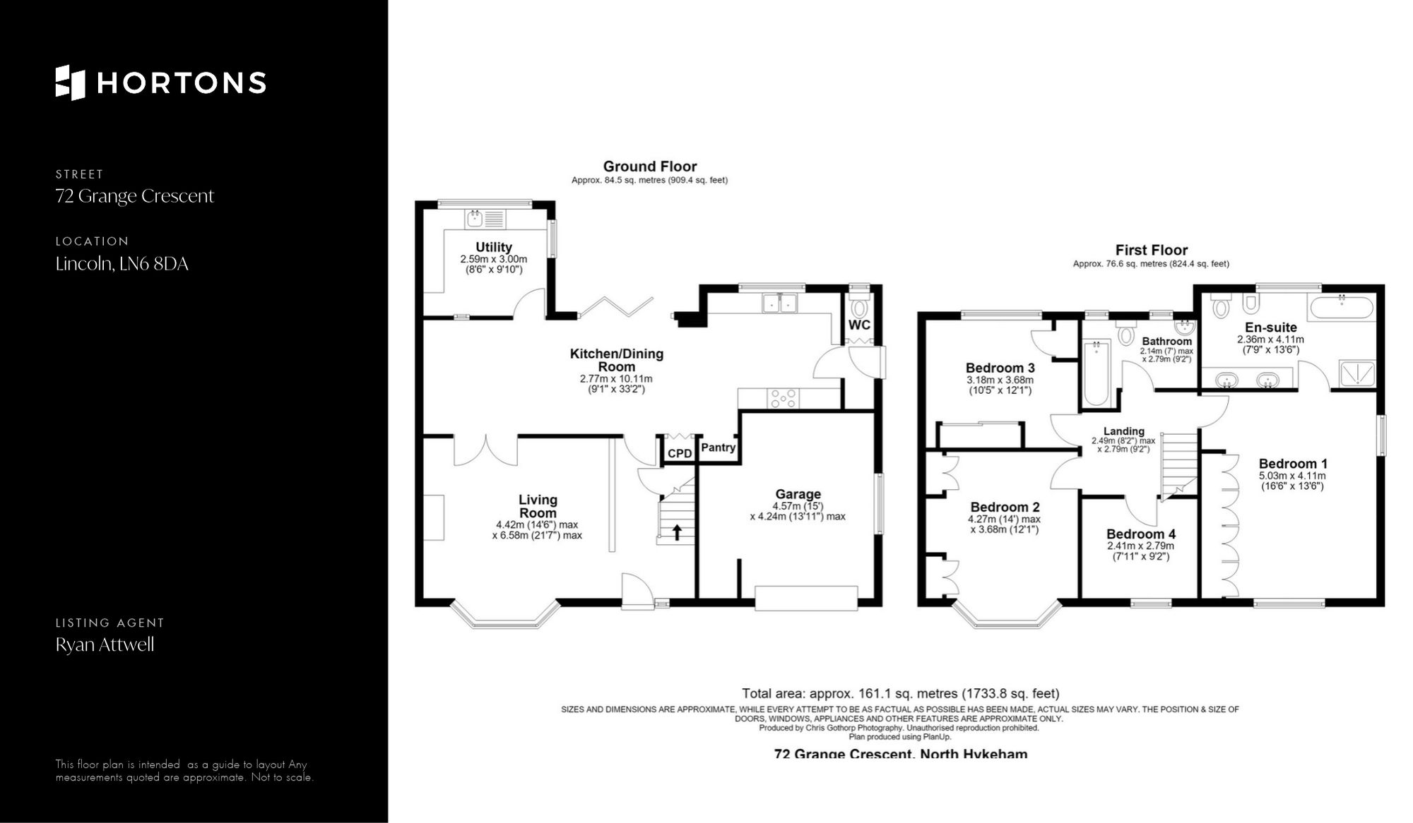 72 Grange Crescent, Lincoln floorplan