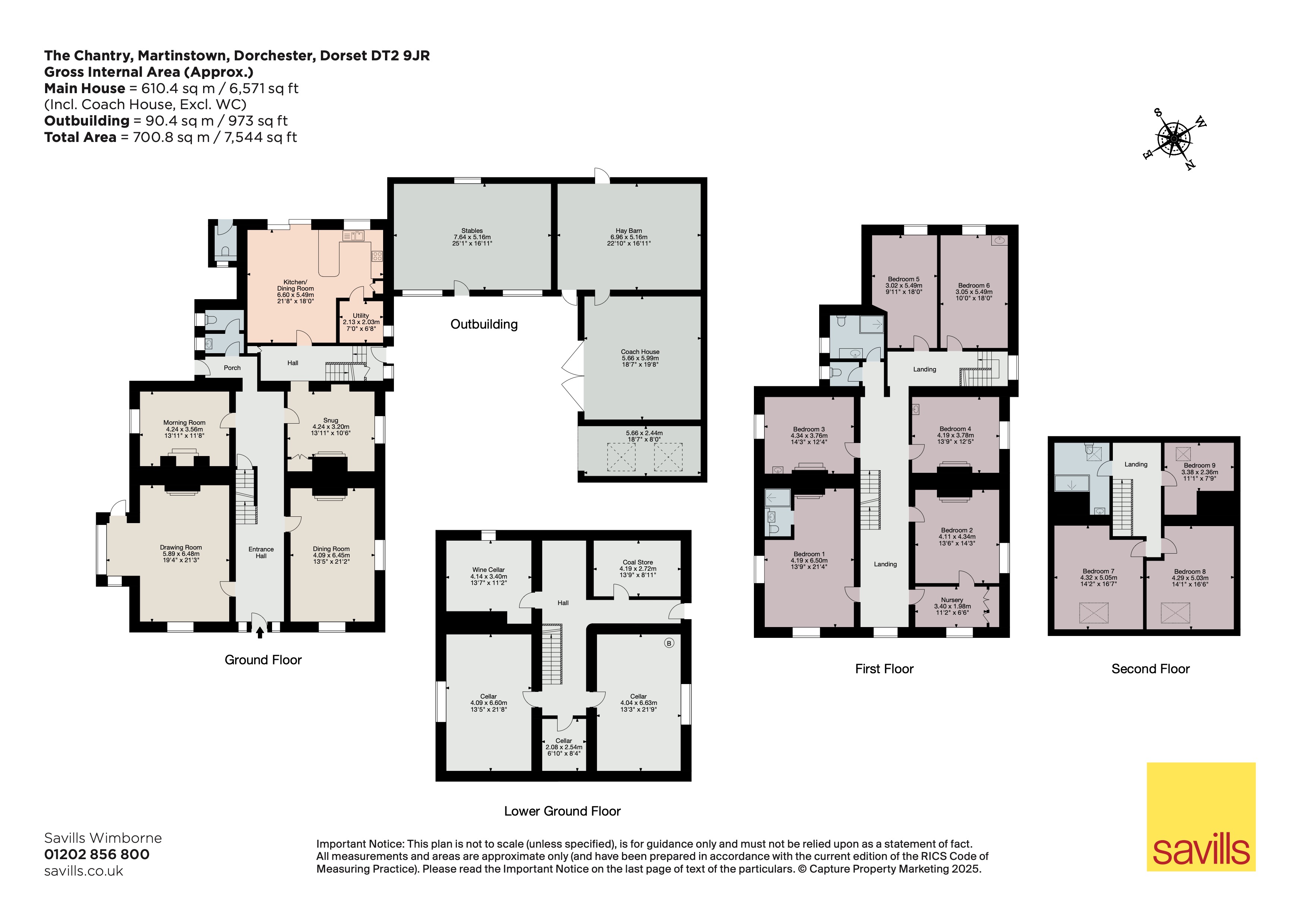The Chantry,, Martinstown, Dorset floorplan