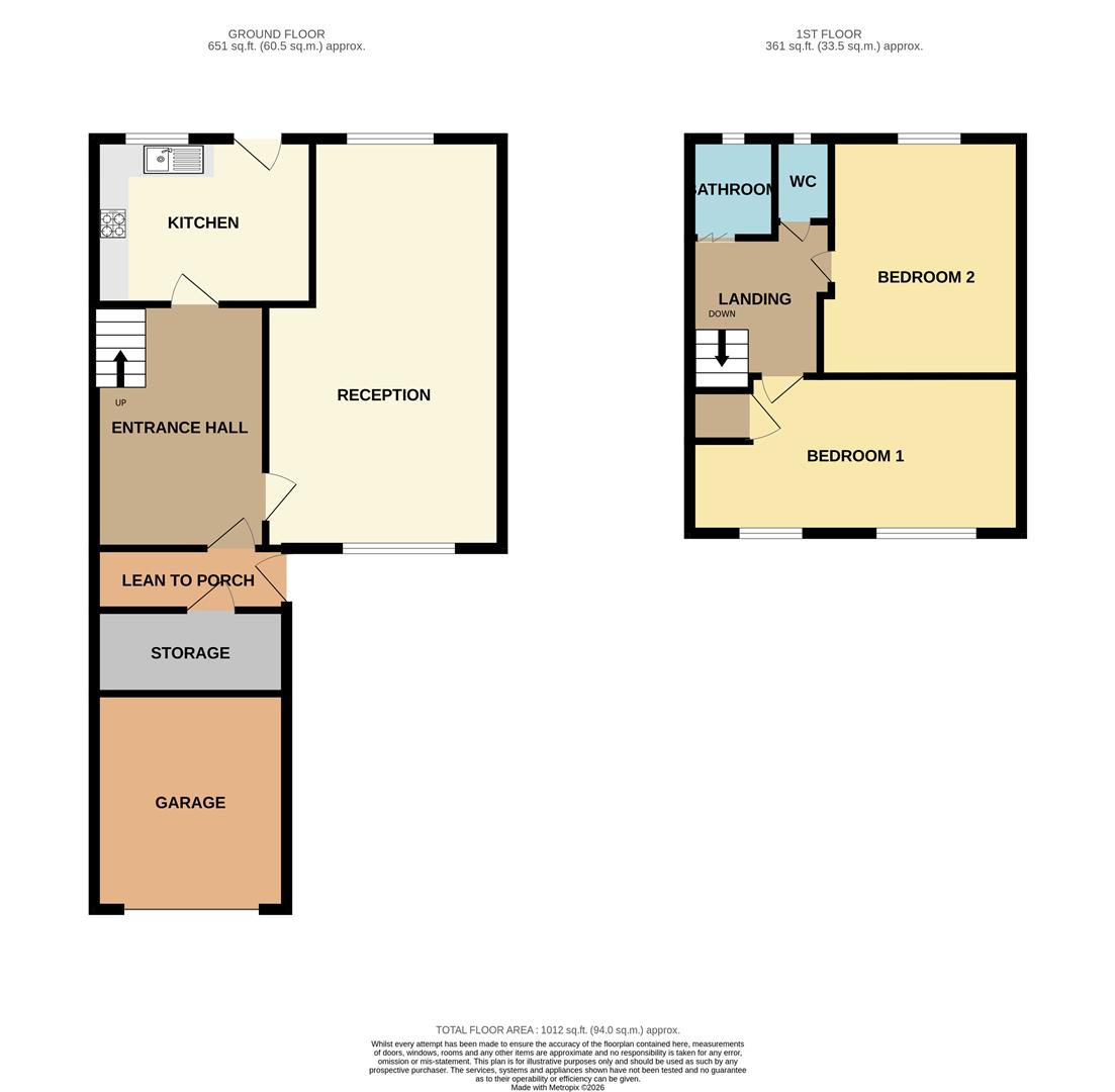 31, Wiltshire Avenue, Weymouth floorplan