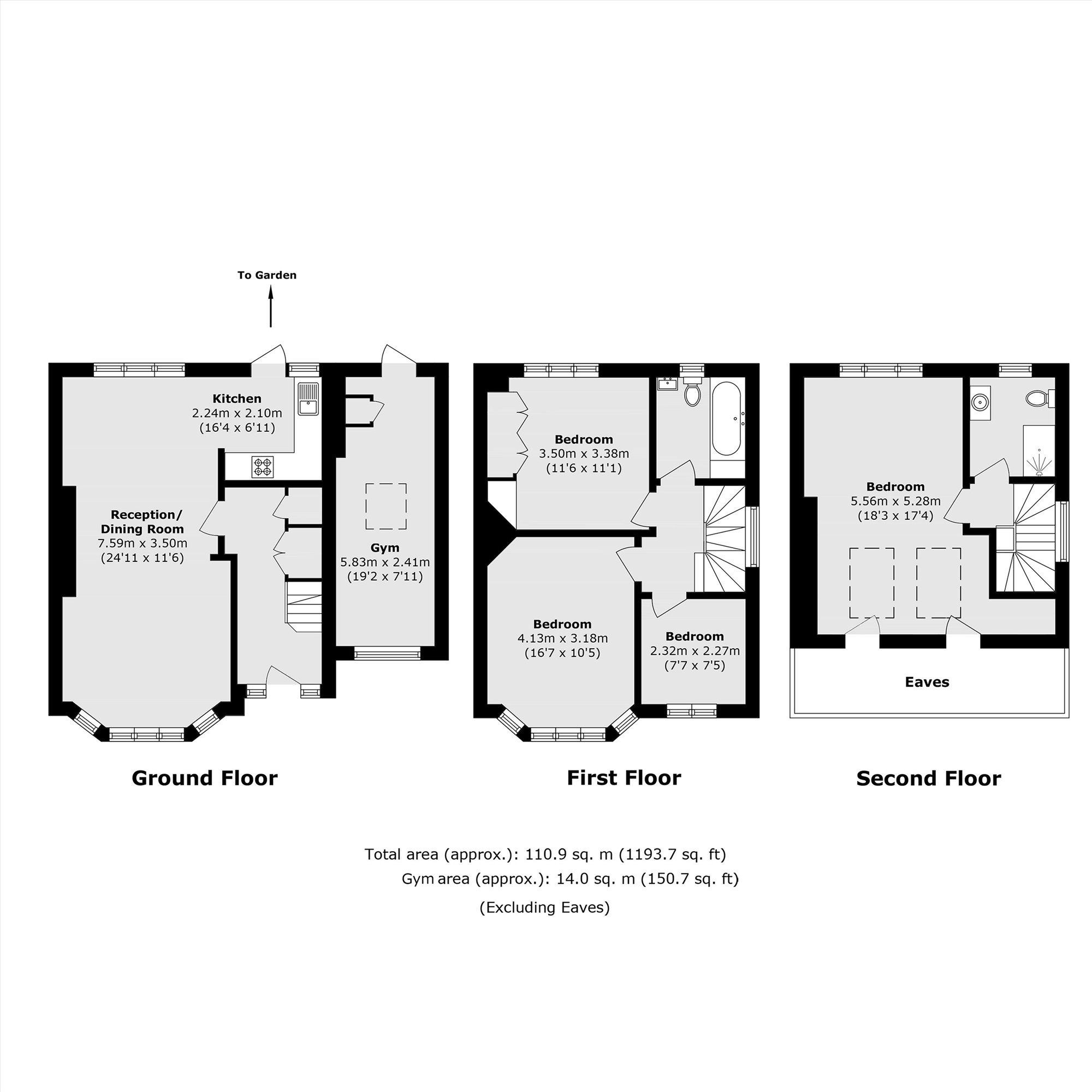 11, Newton Avenue, London floorplan