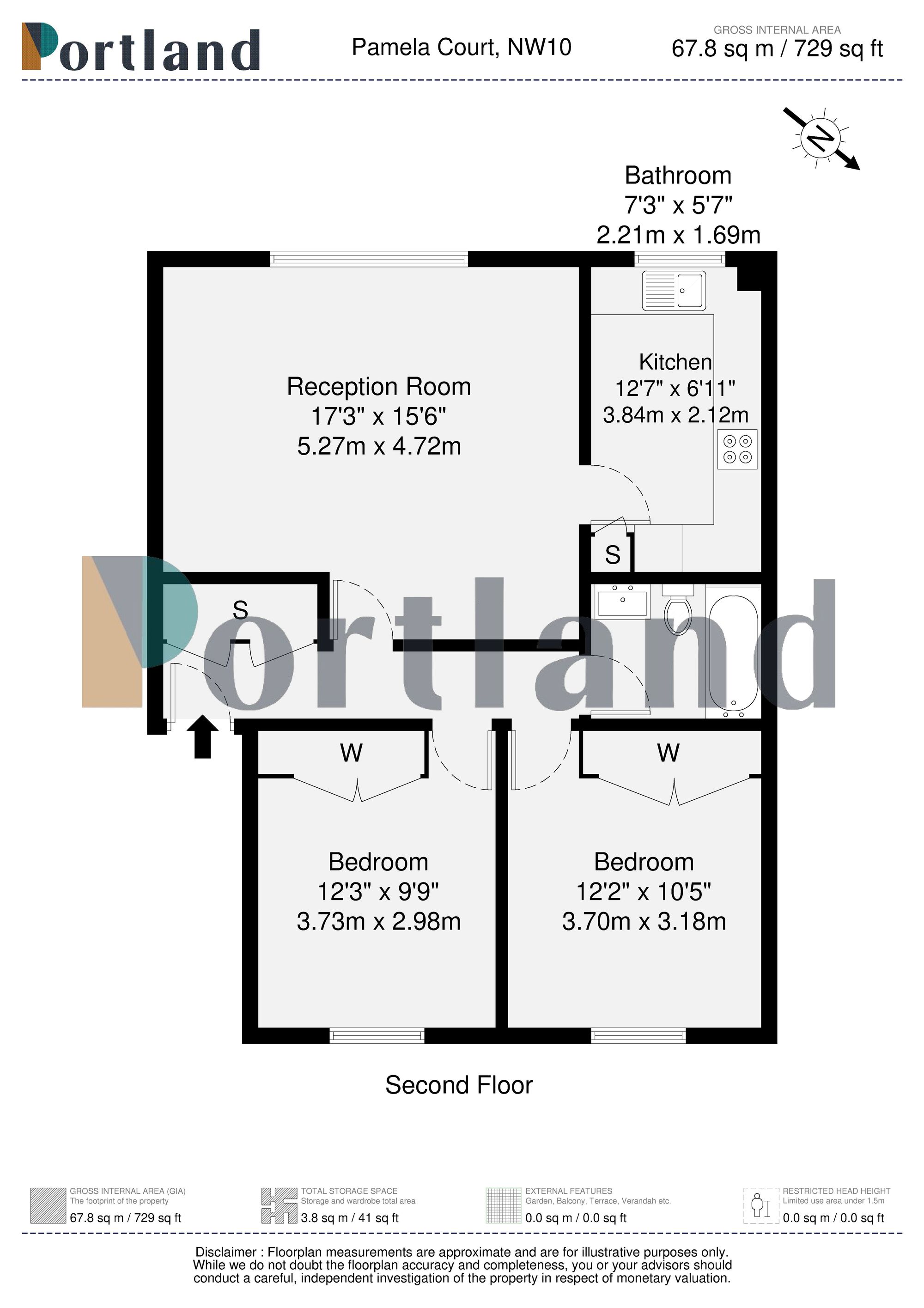Flat 6, Pamela Court, London, London floorplan