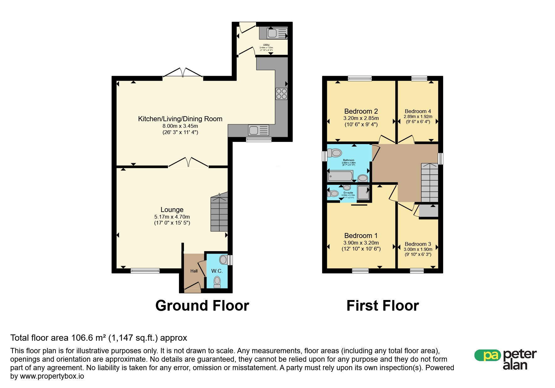 13, Garrick Drive, Cardiff floorplan
