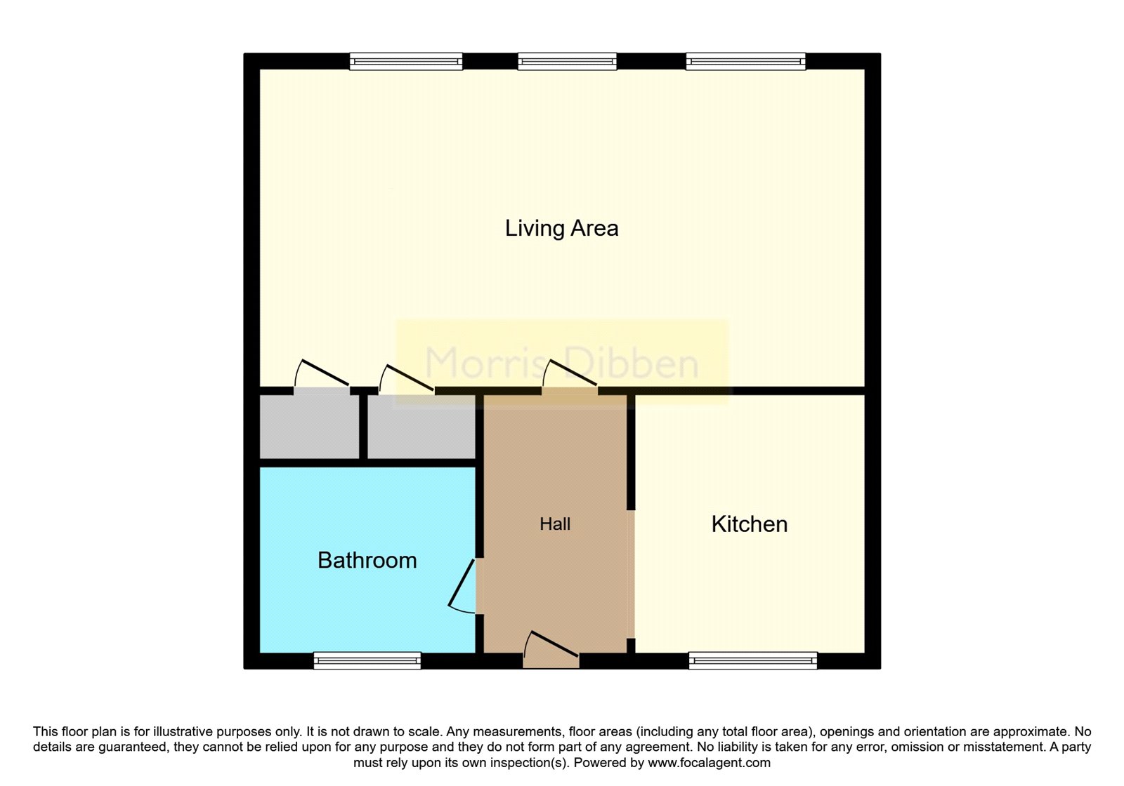 Flat 1, Armadale House,, Kent Street, Southampton floorplan