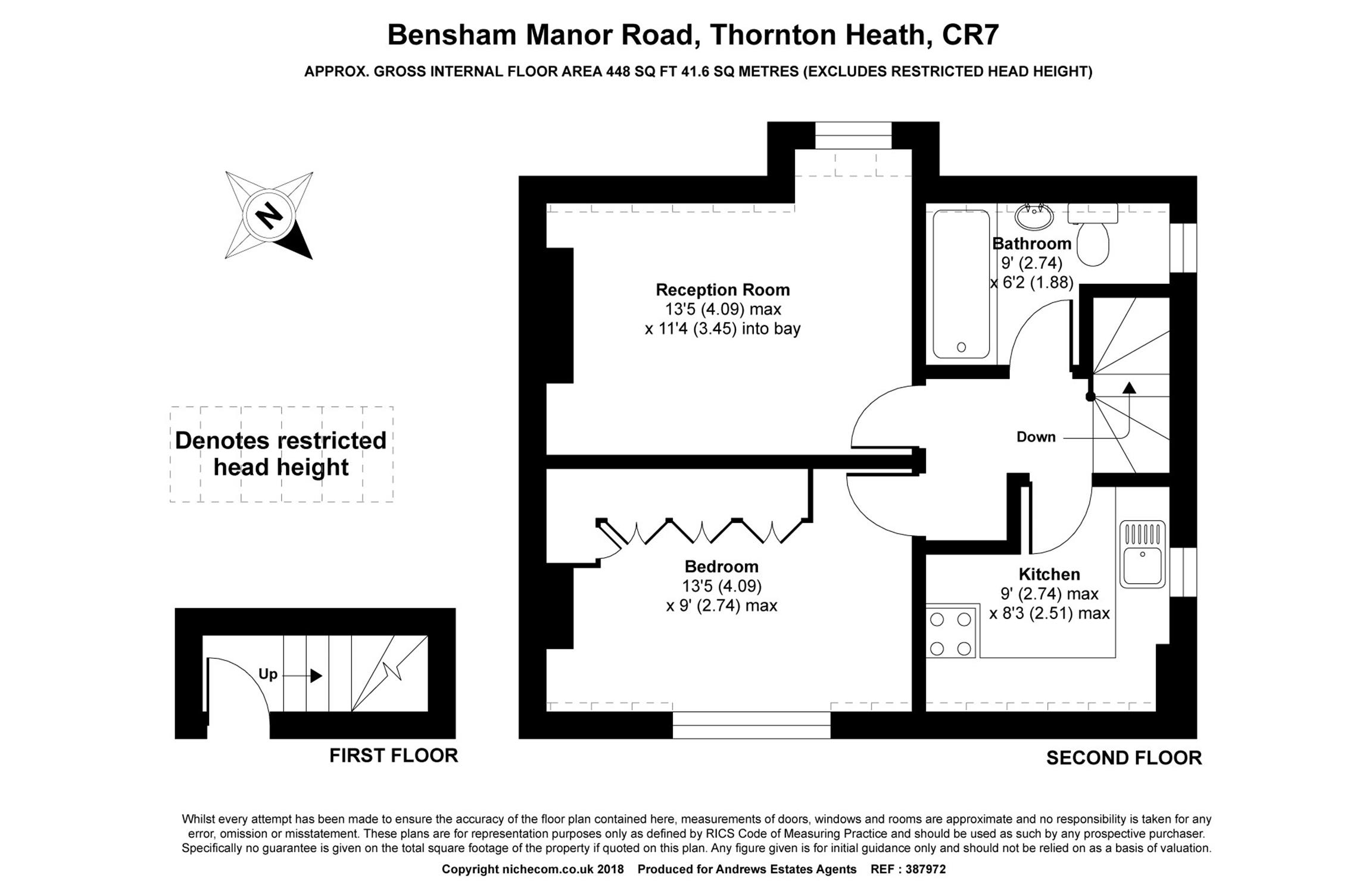 2 Bedrooms Flat for sale in Bensham Manor Road, Thornton Heath CR7