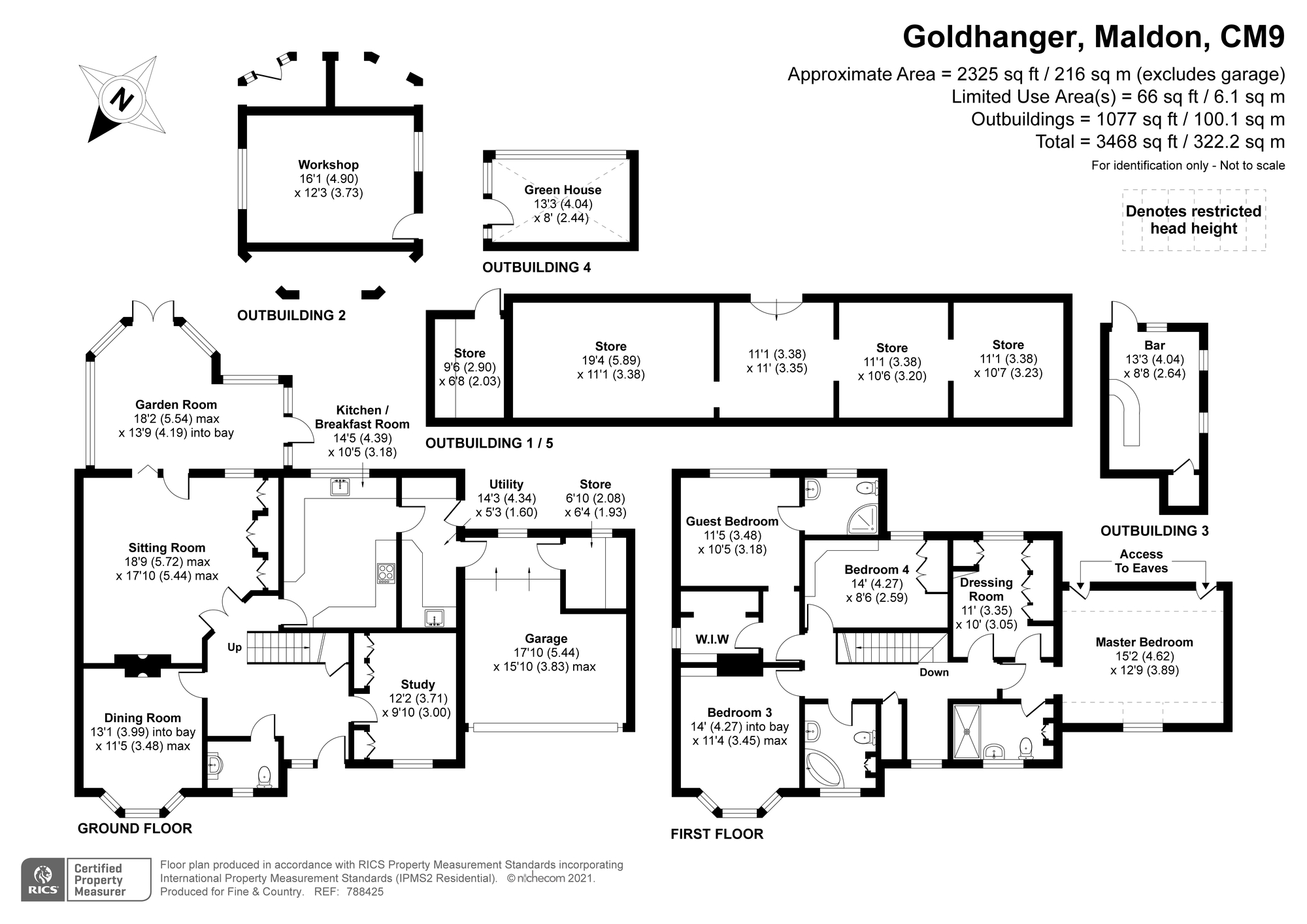 Maldon Road, Goldhanger, Maldon, Essex CM9, 5 bedroom detached house